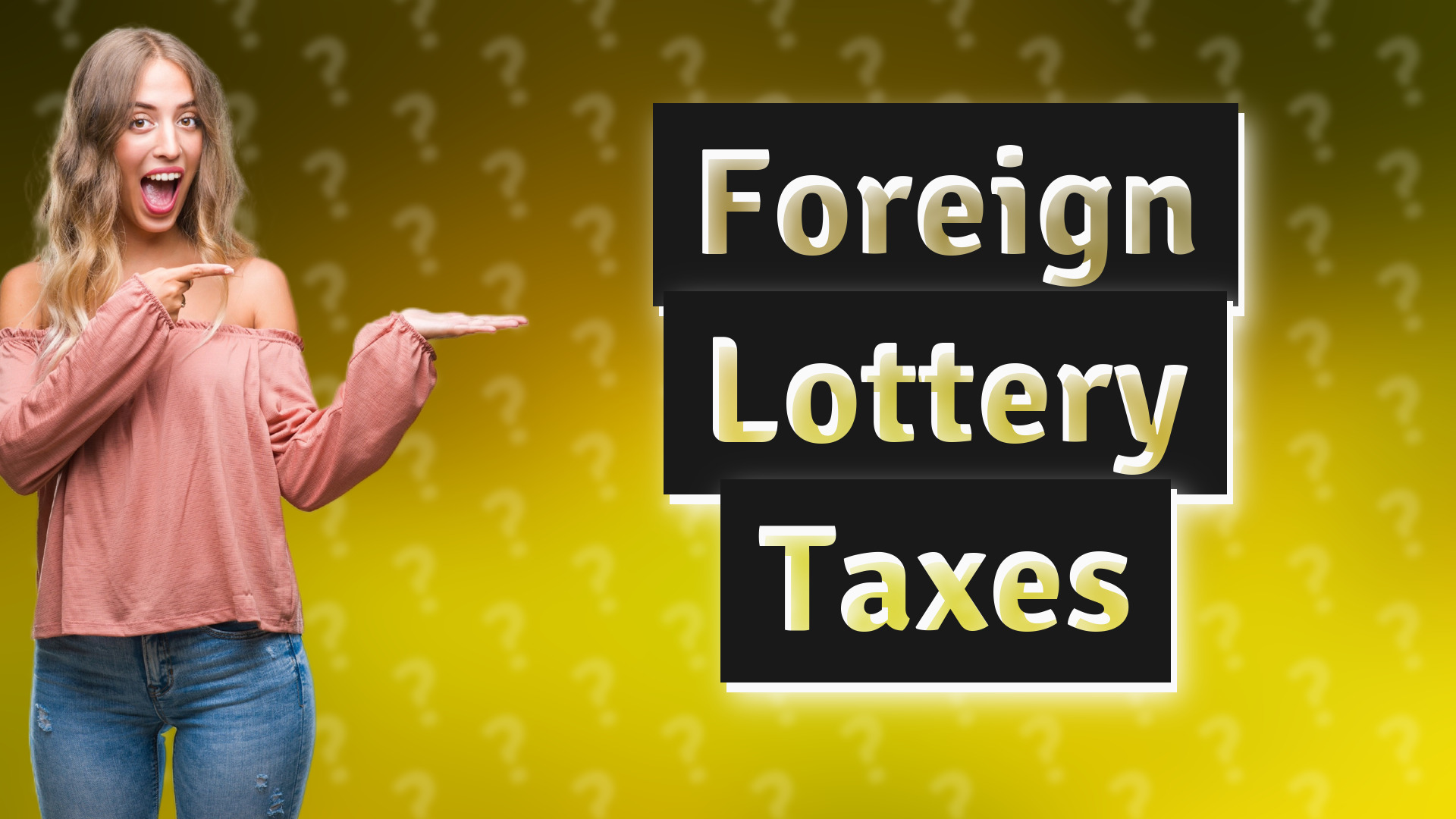 Foreign Lottery Taxes