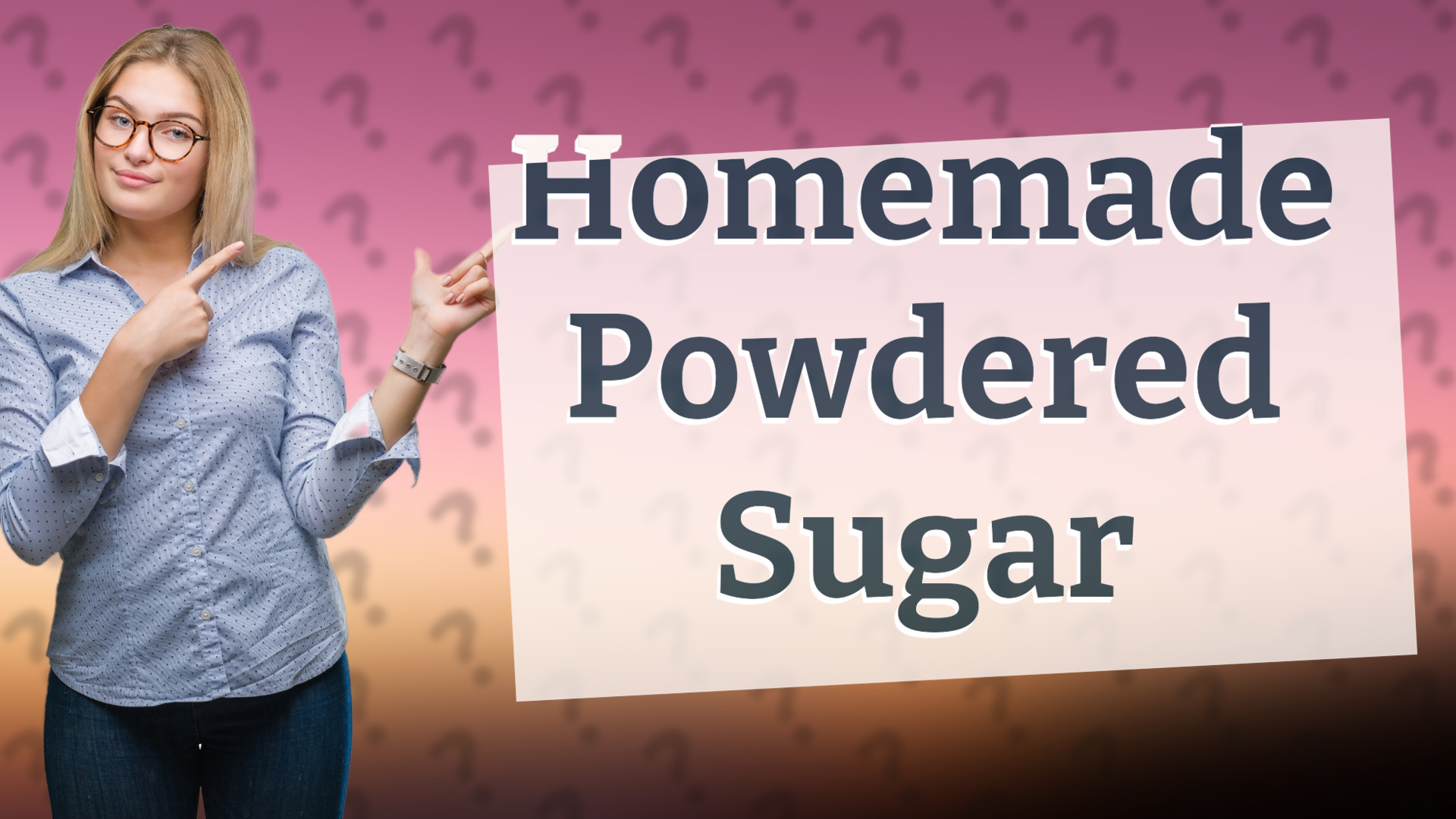 Homemade Powdered Sugar