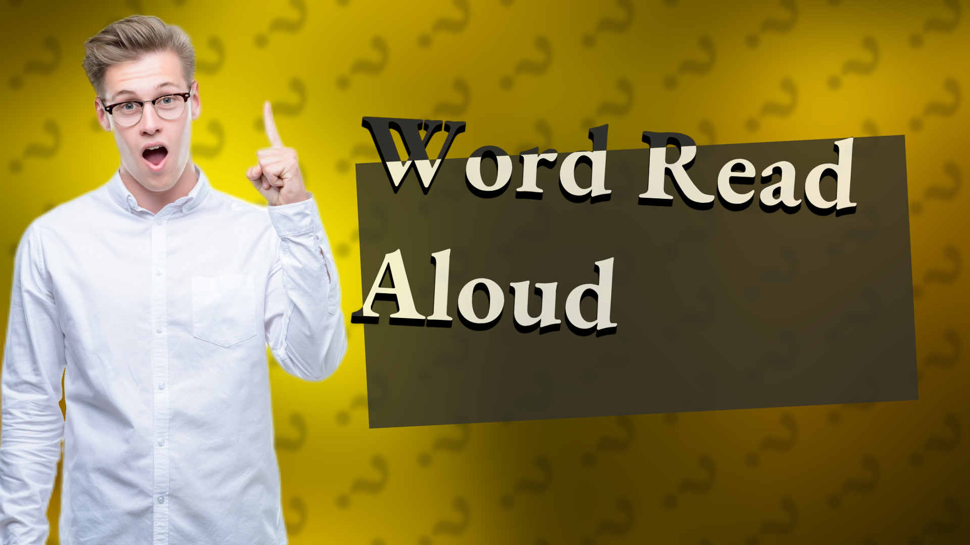 Word Read Aloud