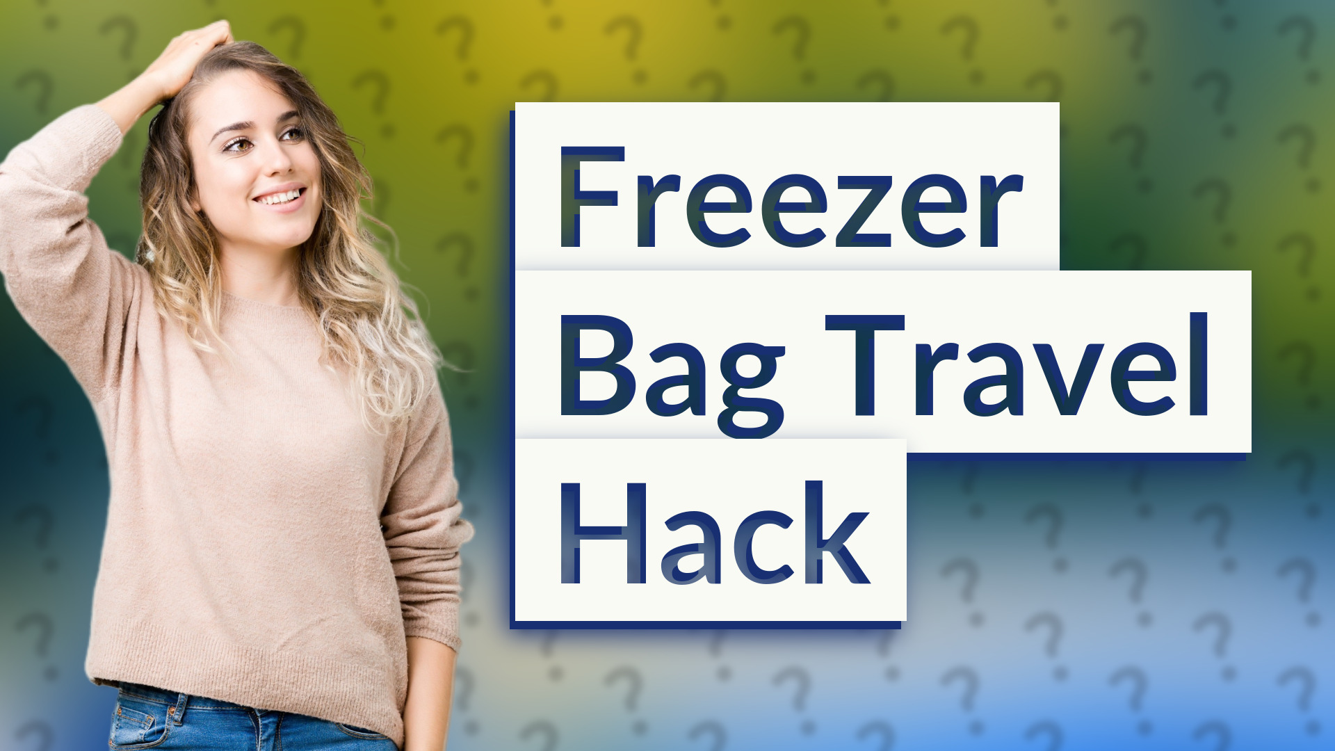 Freezer Bag Travel Hack