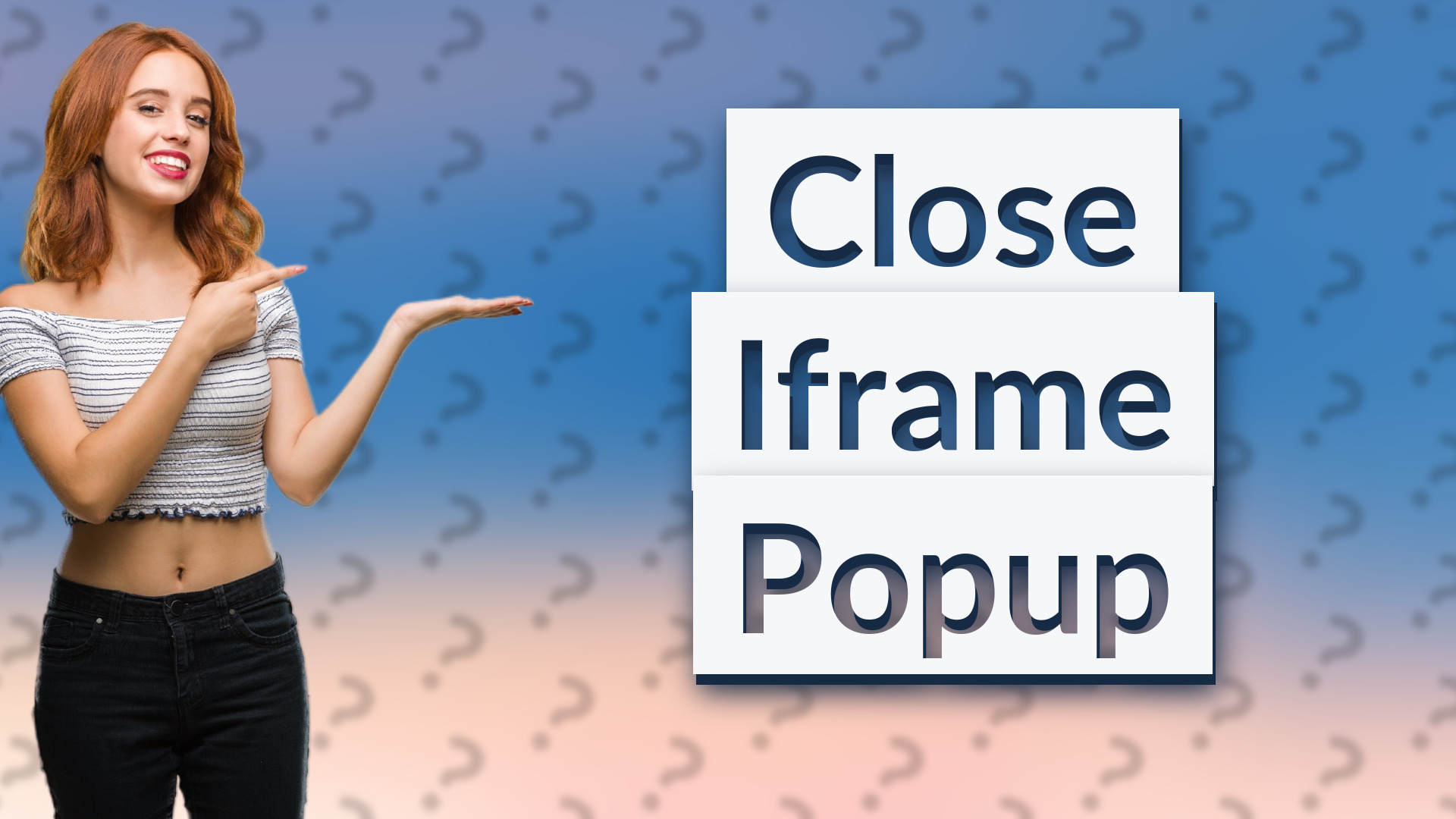 Close Iframe Popup