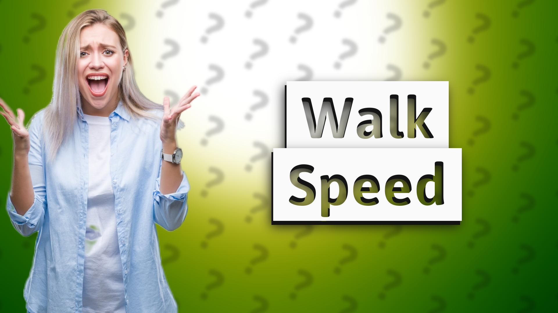 Walk Speed