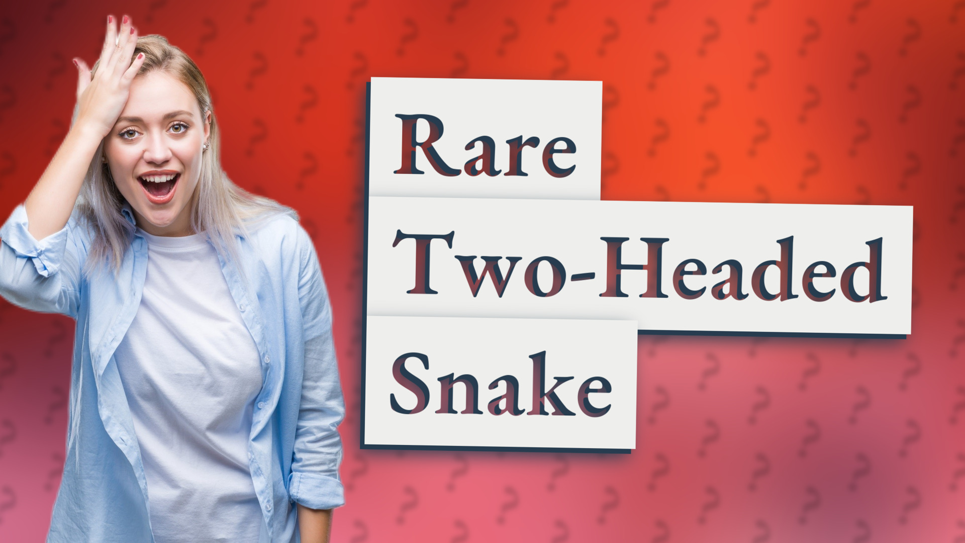 Rare Two-Headed Snake