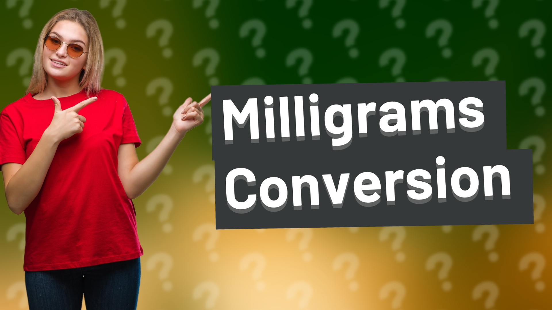 Milligrams Conversion