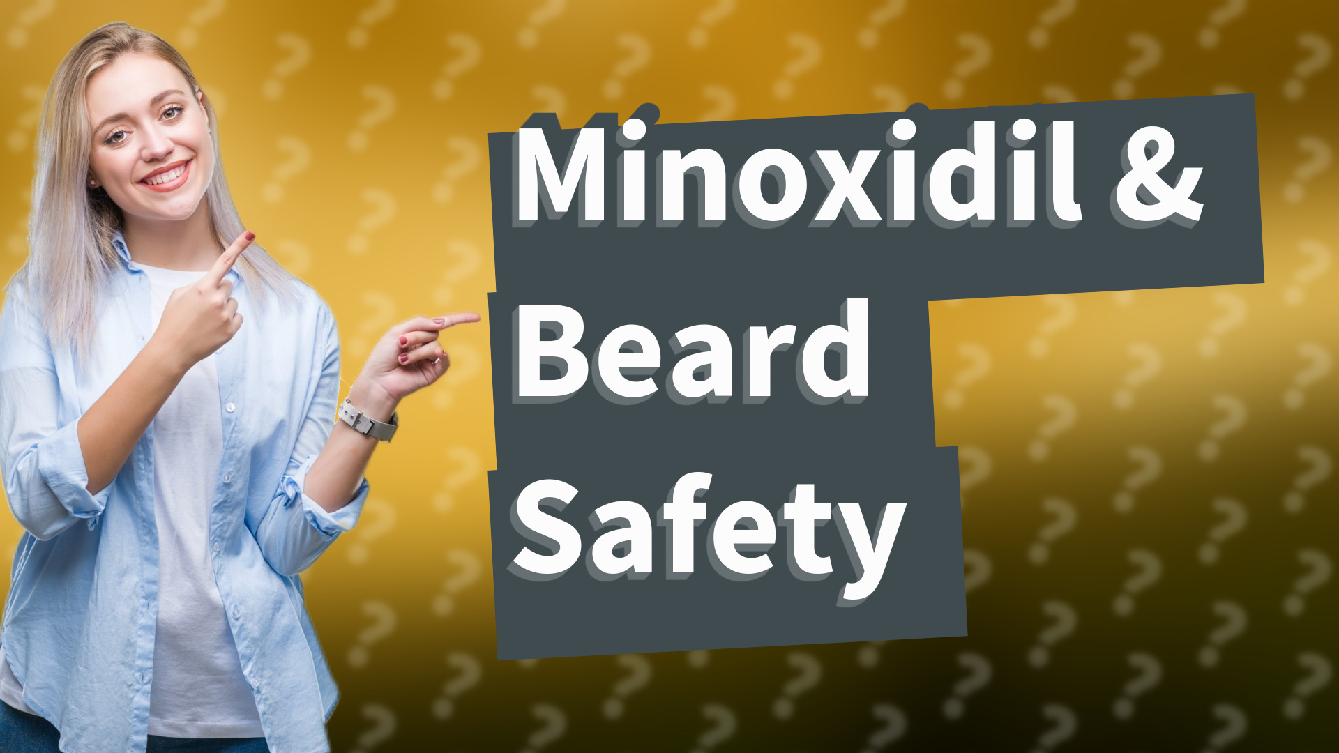 Minoxidil & Beard Safety