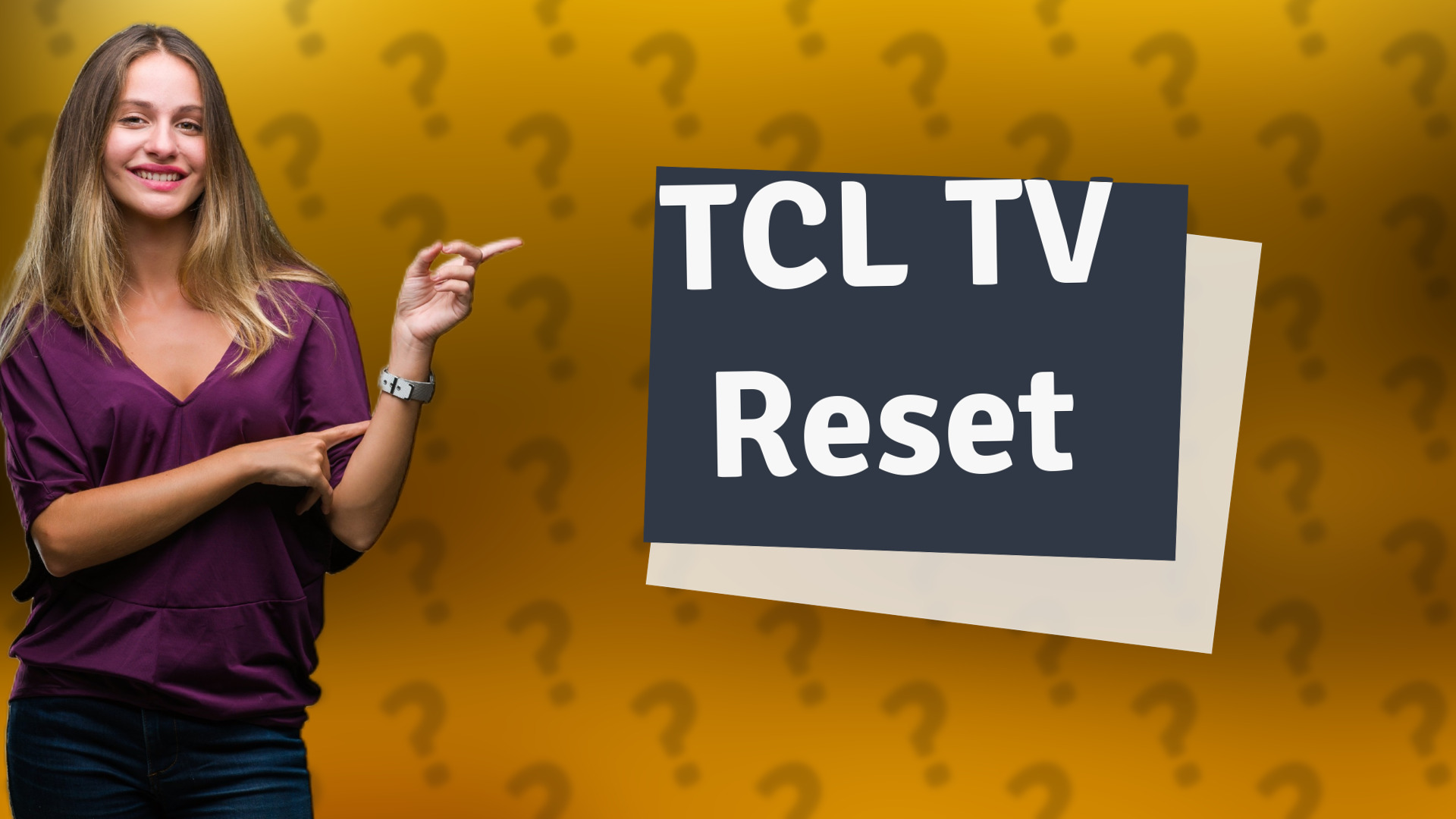 TCL TV Reset
