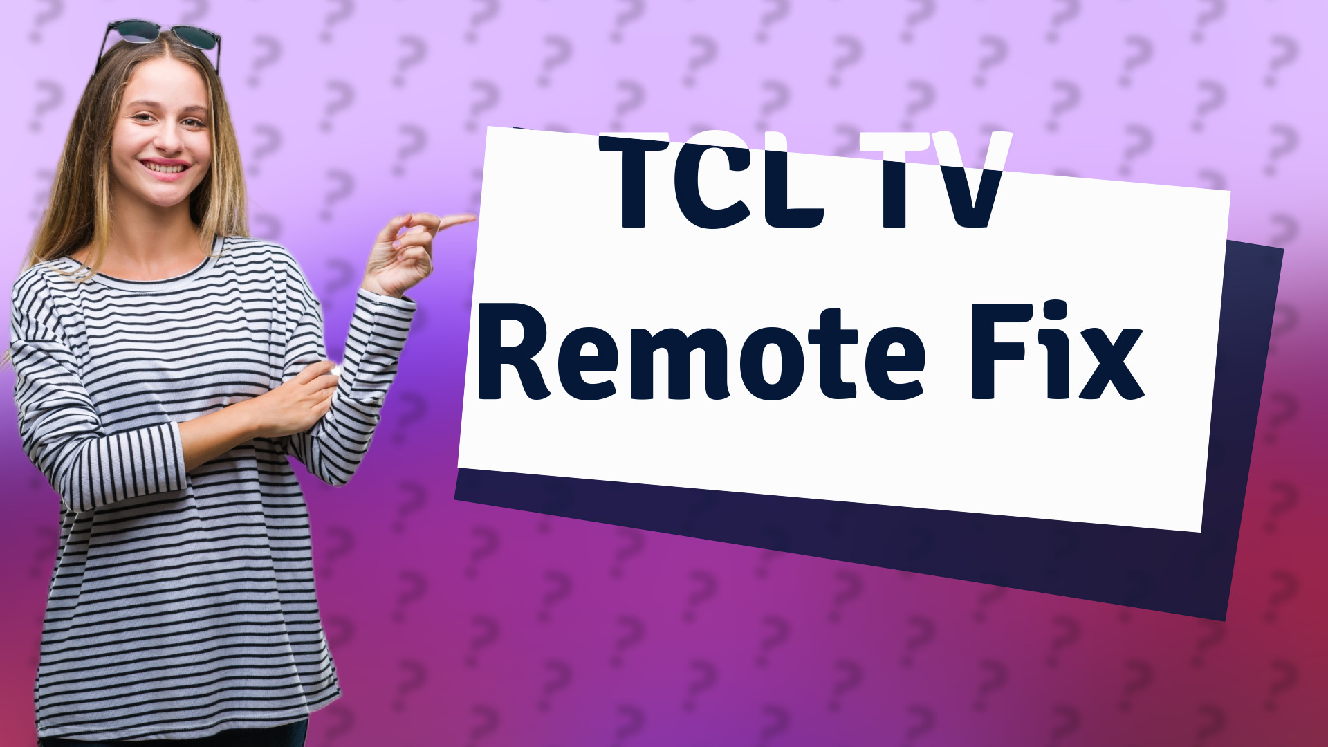 TCL TV Remote Fix
