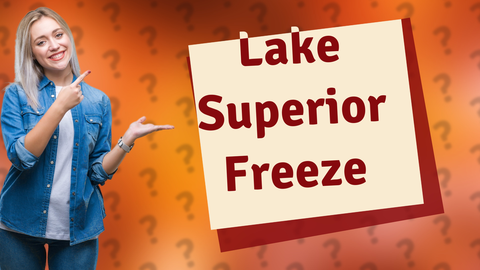 Lake Superior Freeze