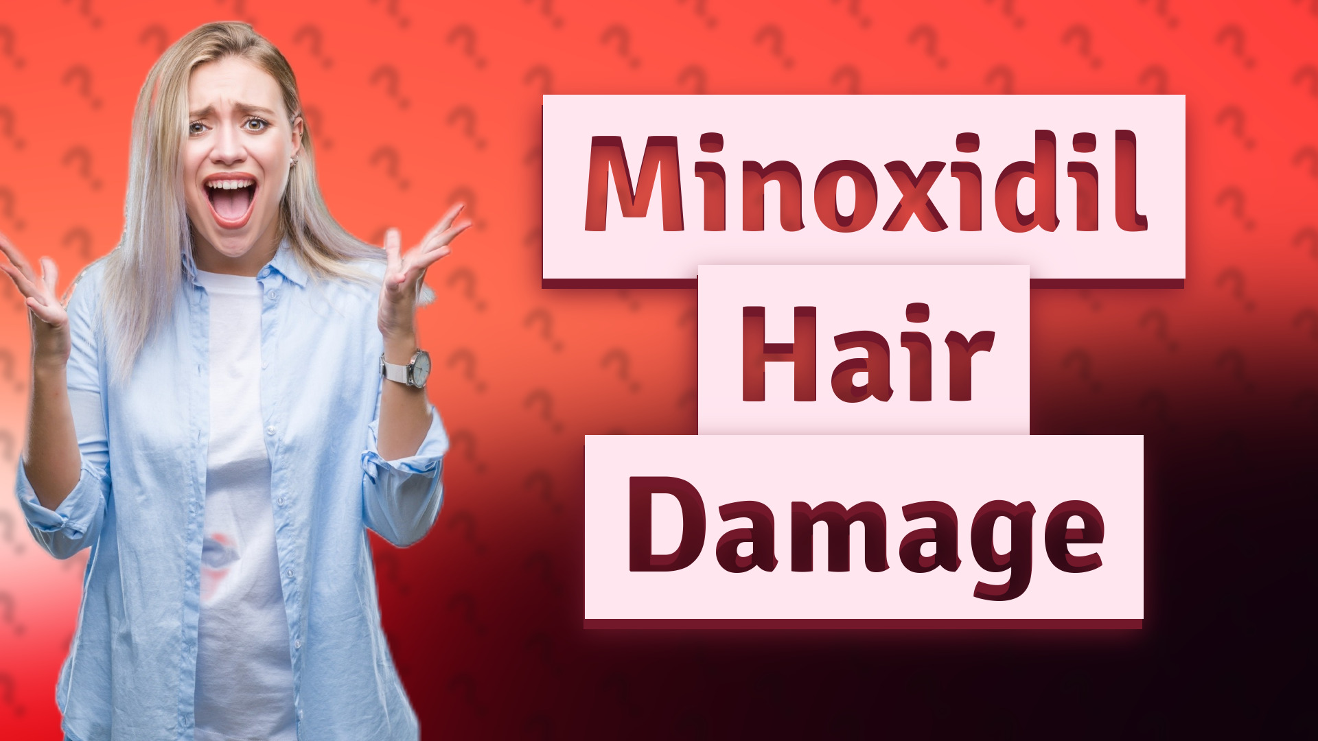 Minoxidil Hair Damage