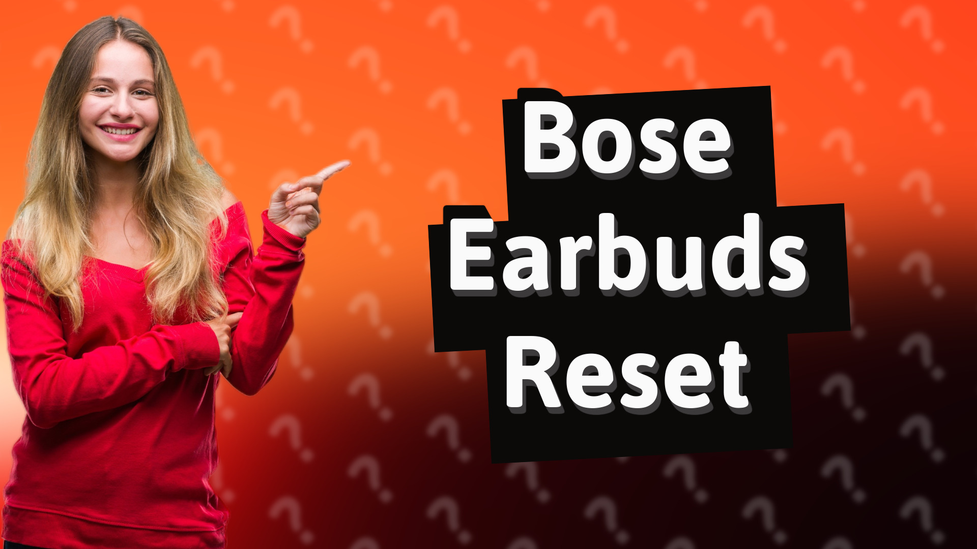 Bose Earbuds Reset