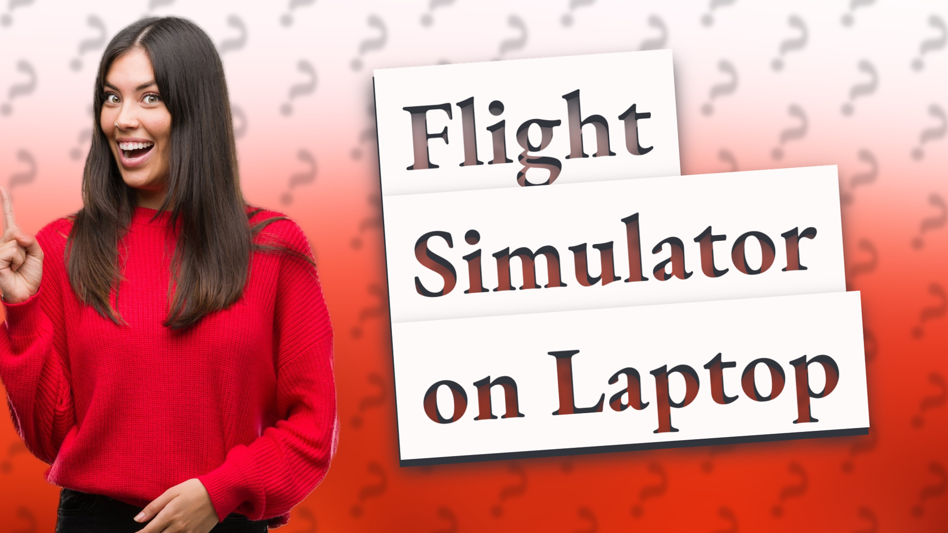 Flight Simulator on Laptop