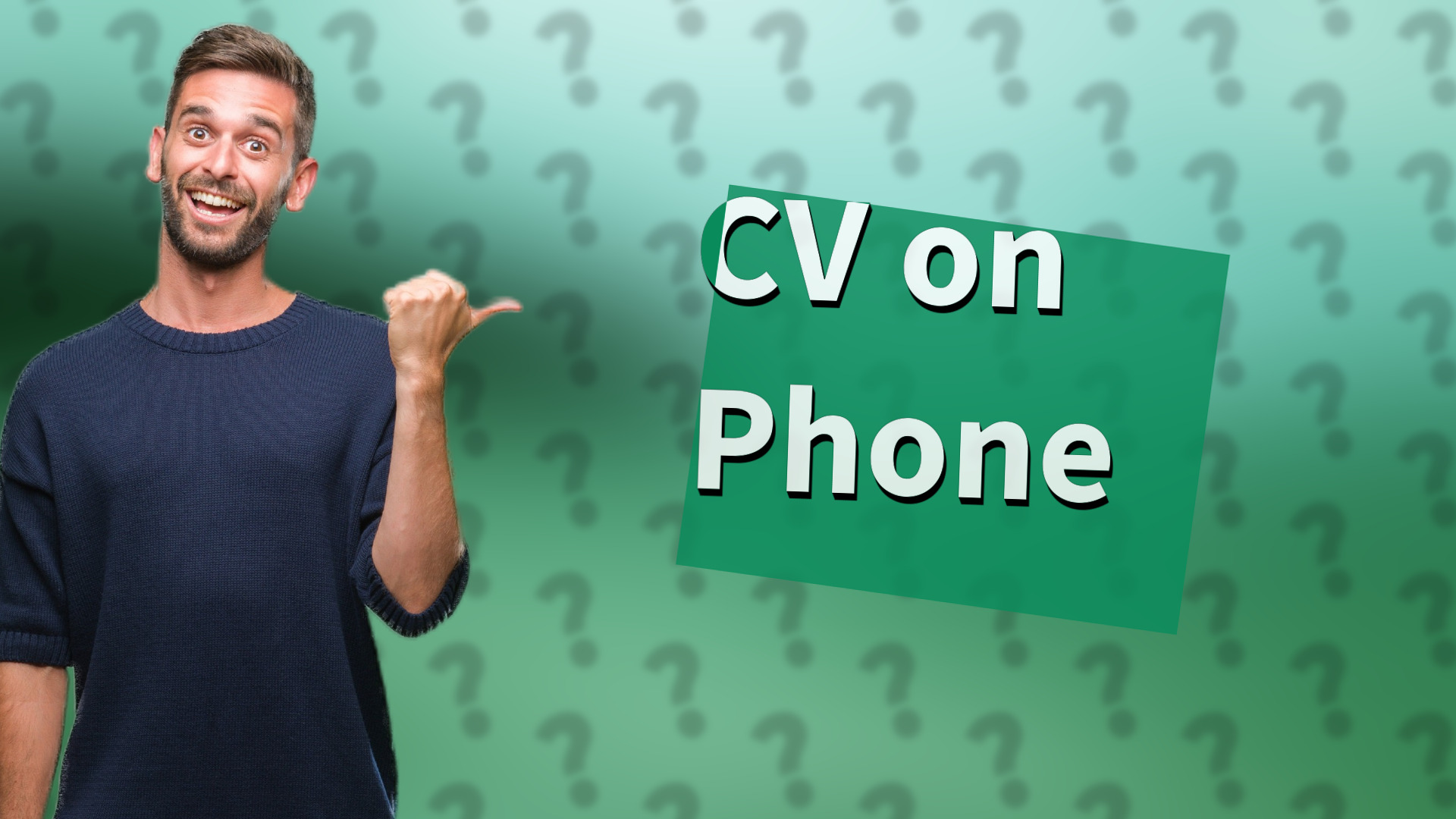 CV on Phone
