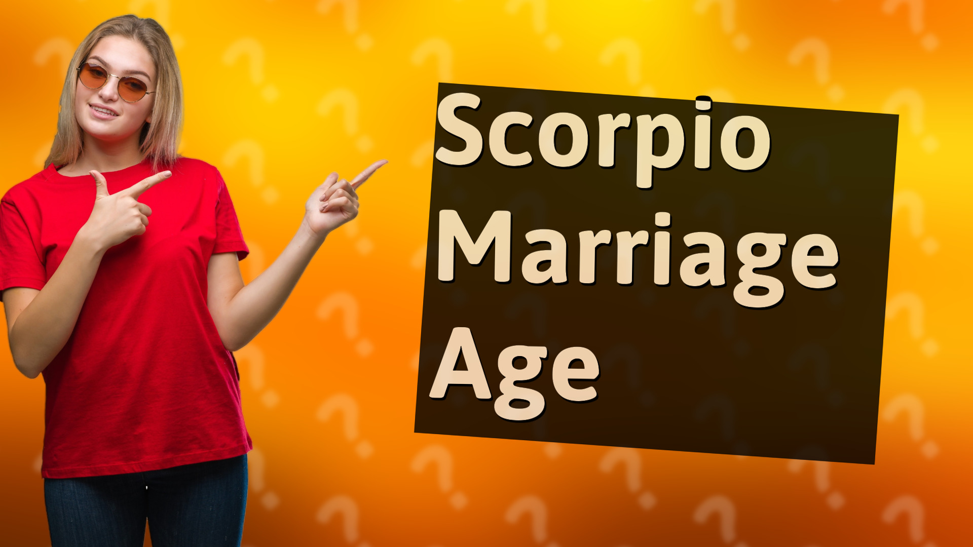 Scorpio Marriage Age