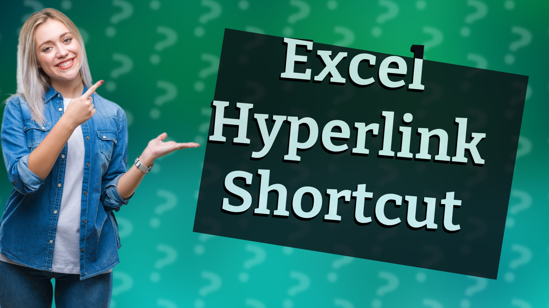 Excel Hyperlink Shortcut