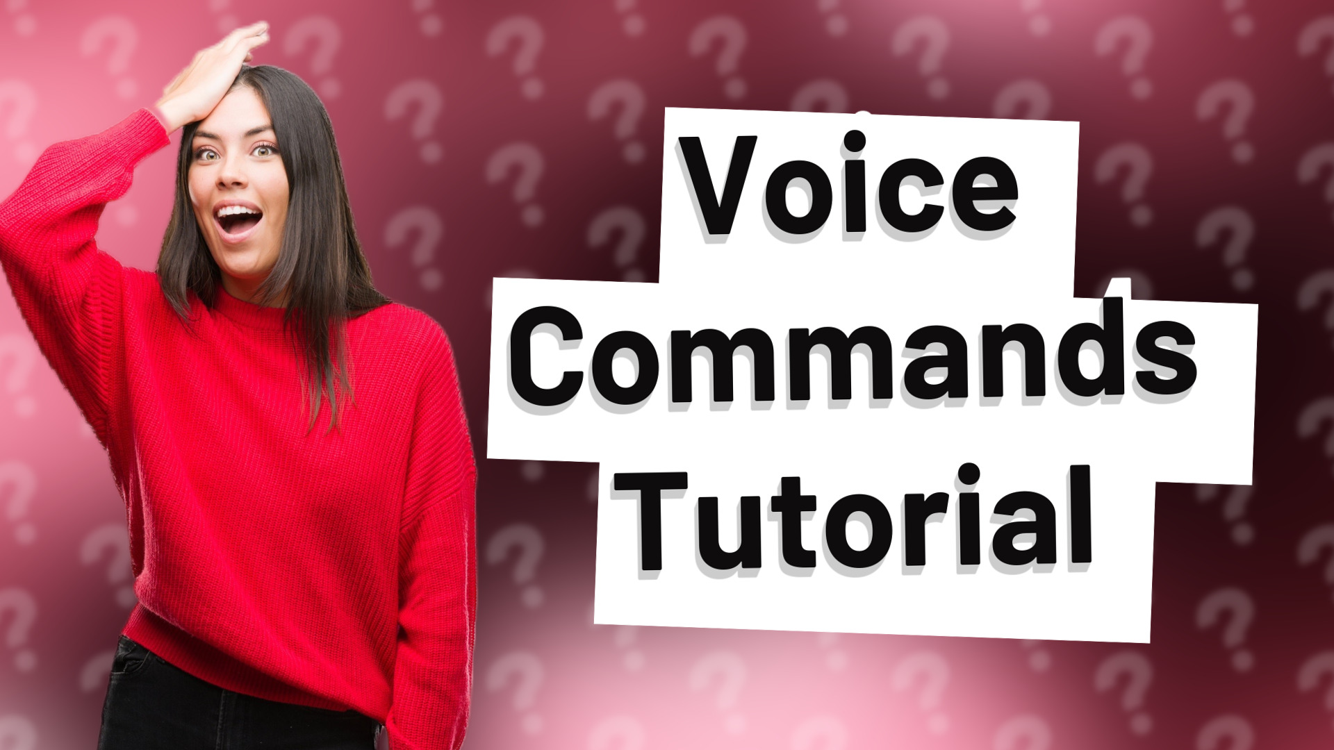 Voice Commands Tutorial