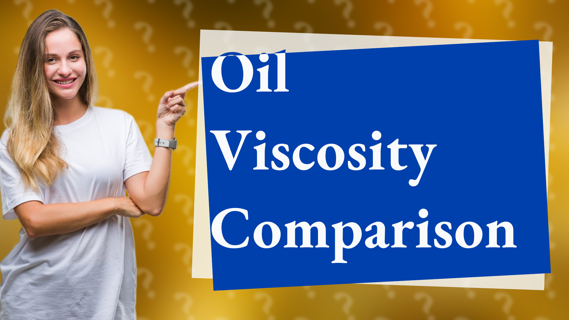 Oil Viscosity Comparison