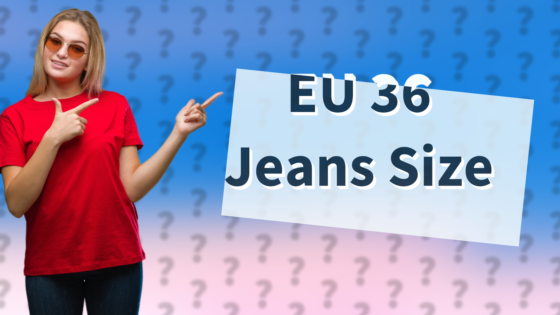 EU 36 Jeans Size