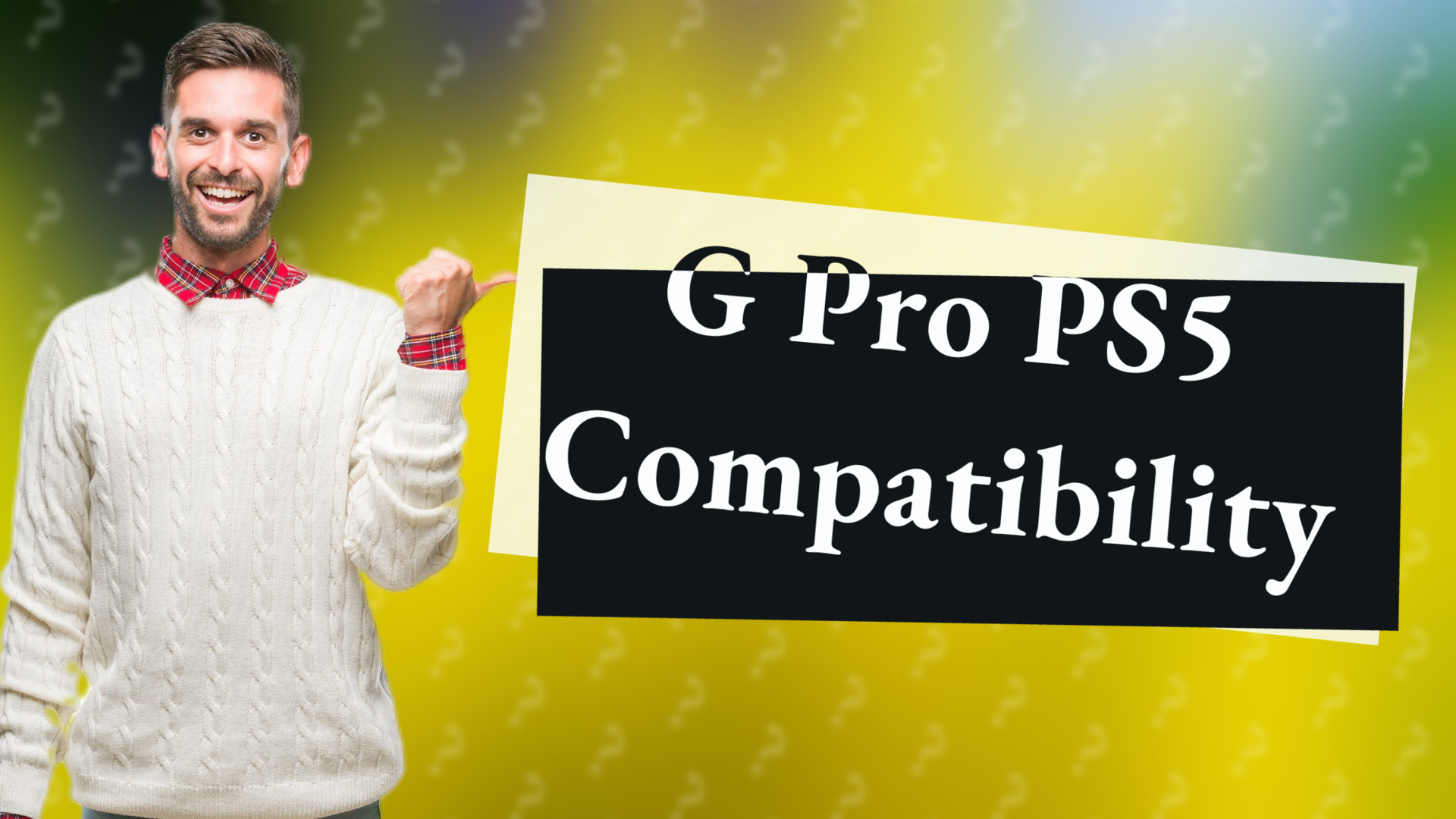 G Pro PS5 Compatibility
