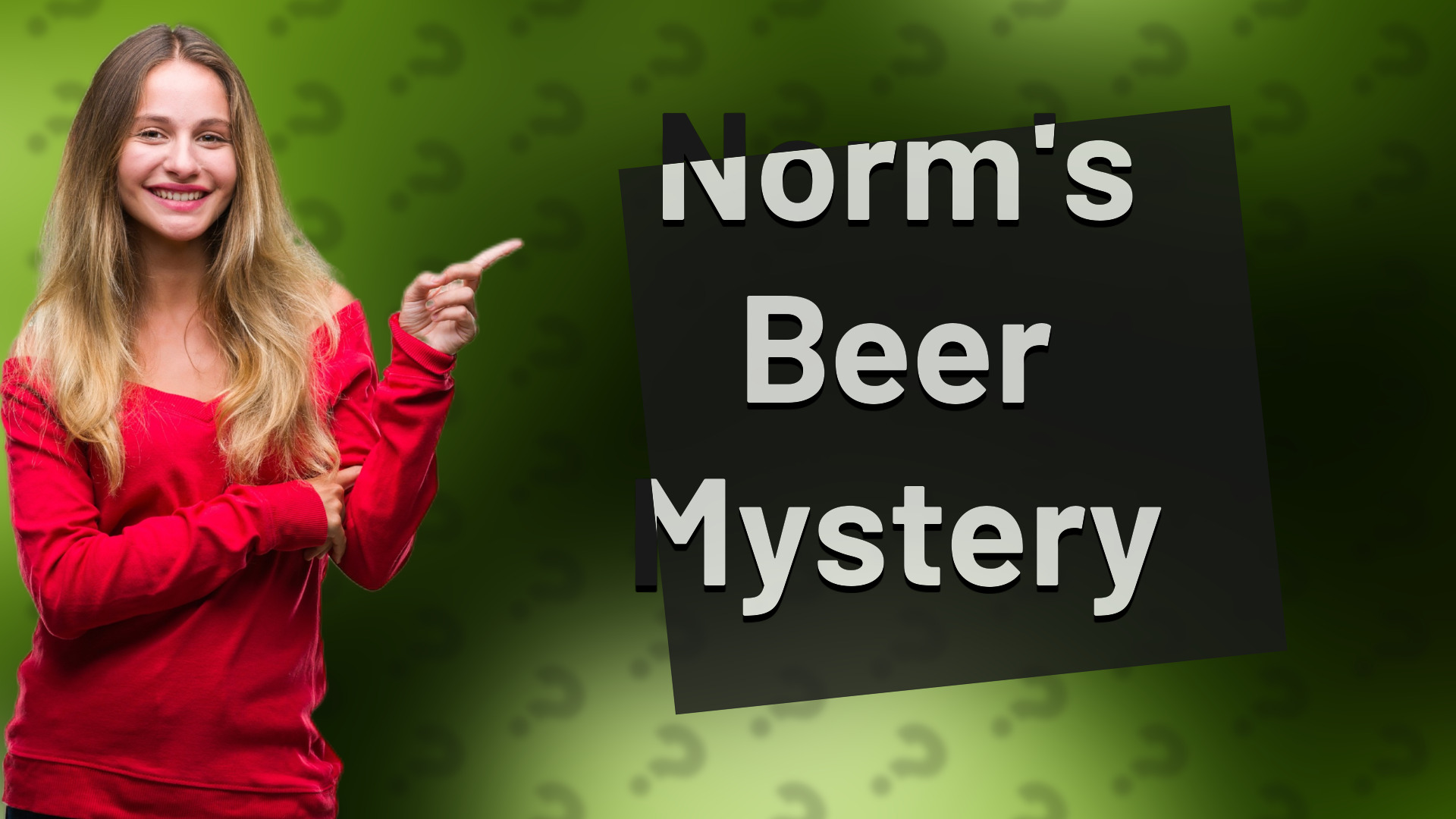 Norm's Beer Mystery