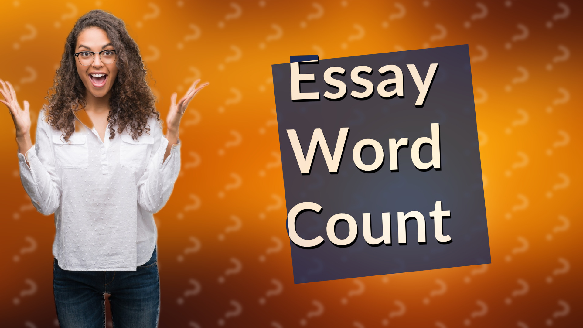 Essay Word Count