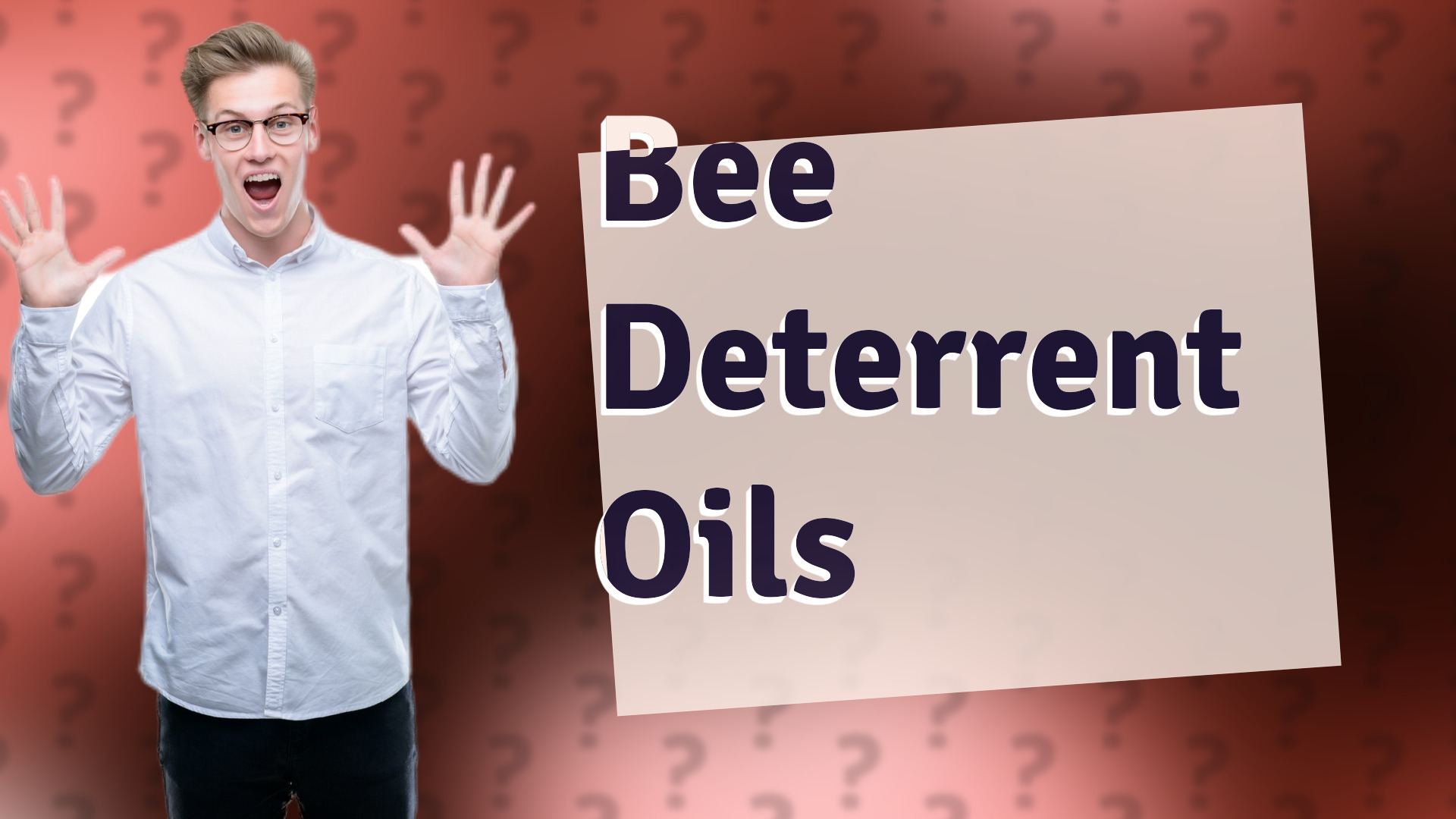 Bee Deterrent Oils