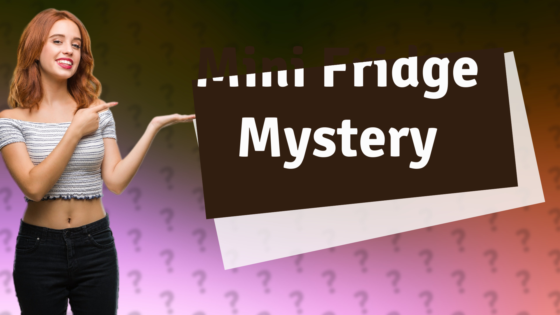 Mini Fridge Mystery