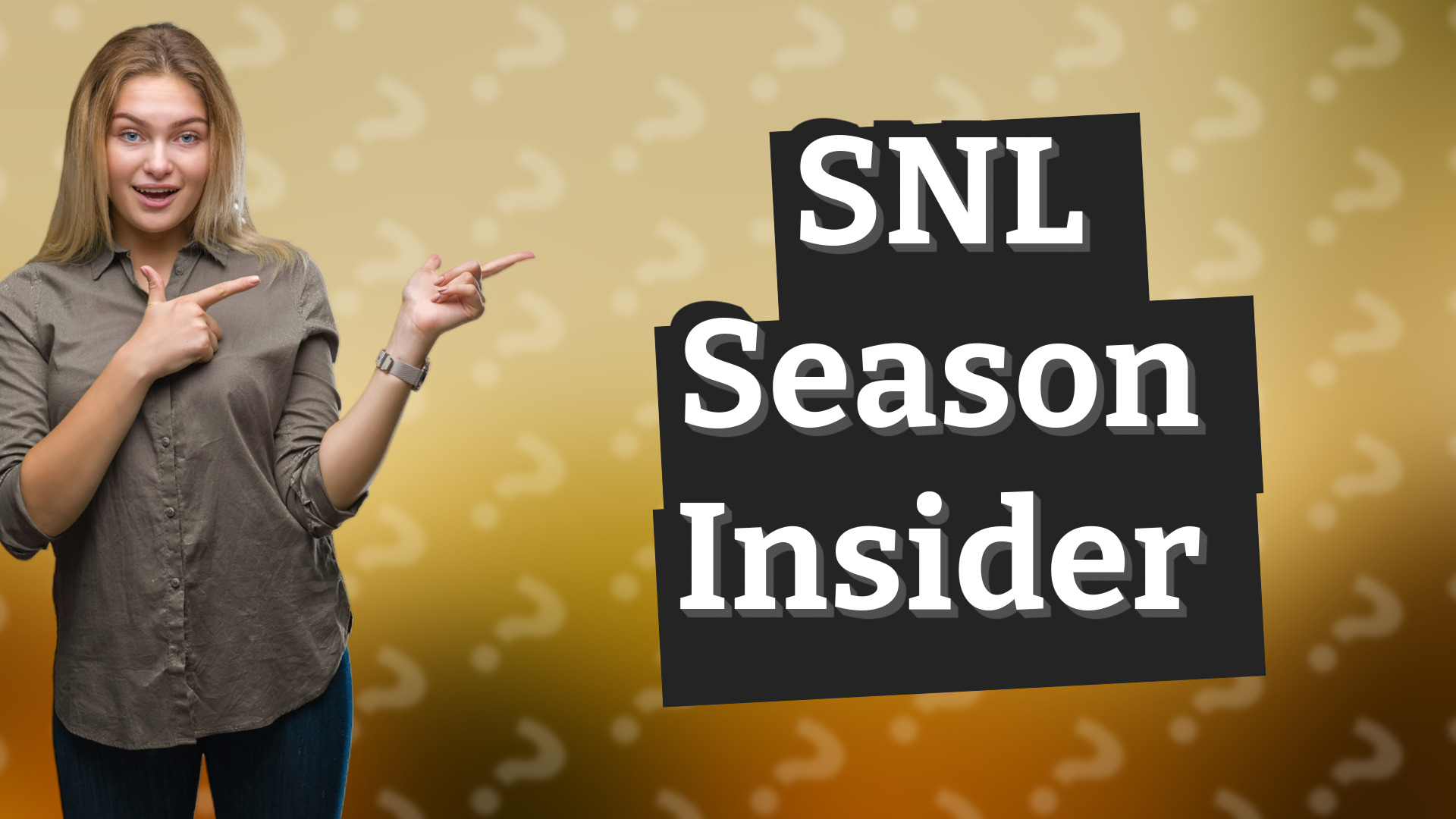 SNL Season Insider