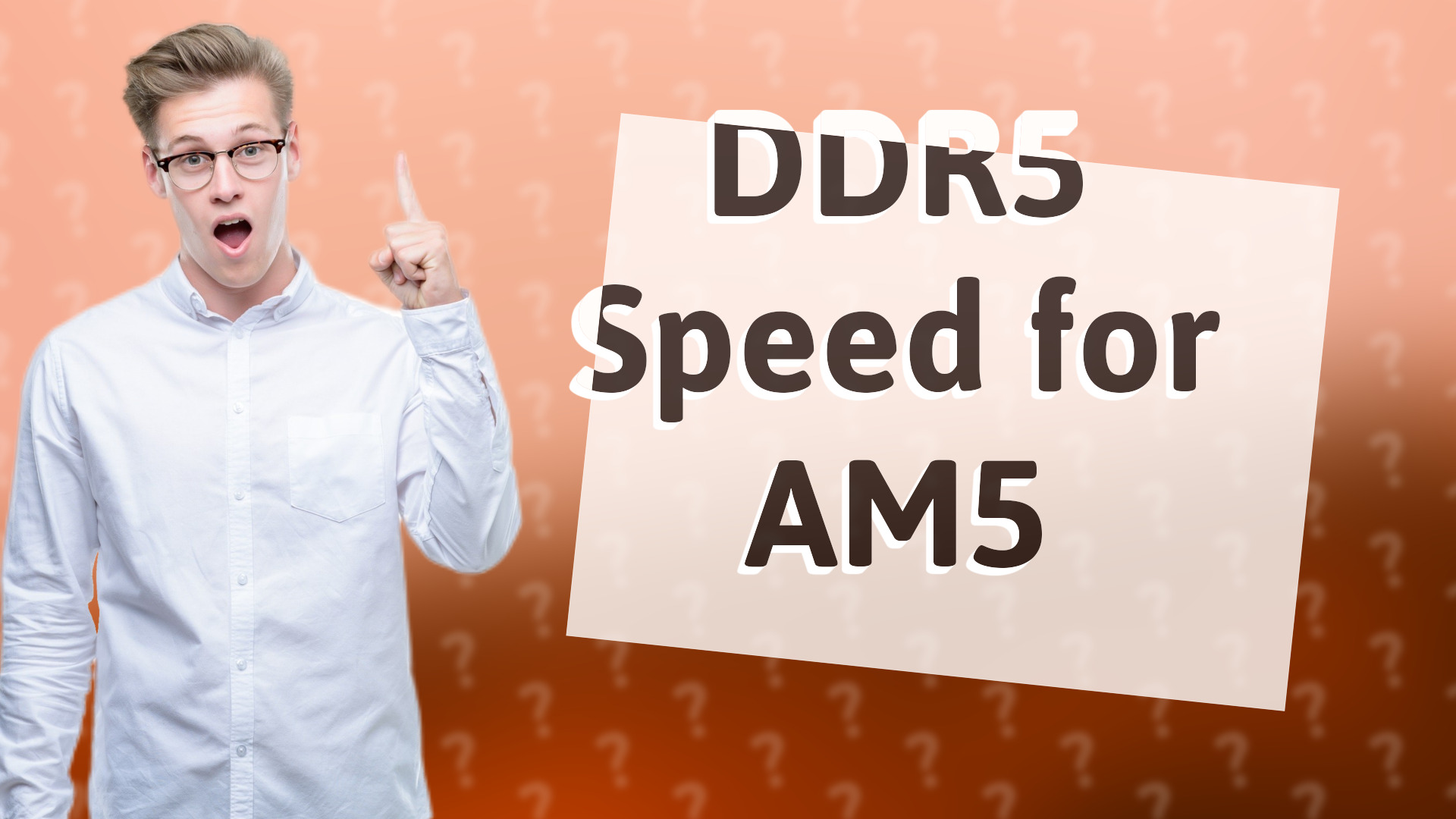 DDR5 Speed for AM5