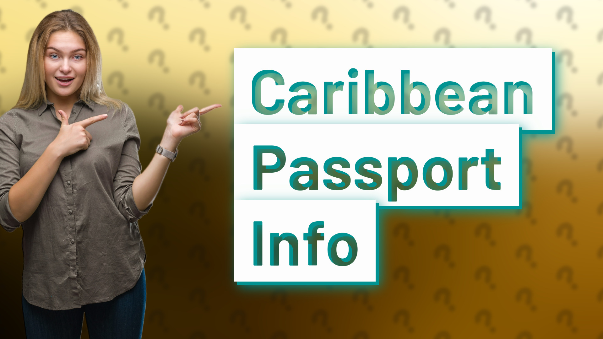 Caribbean Passport Info