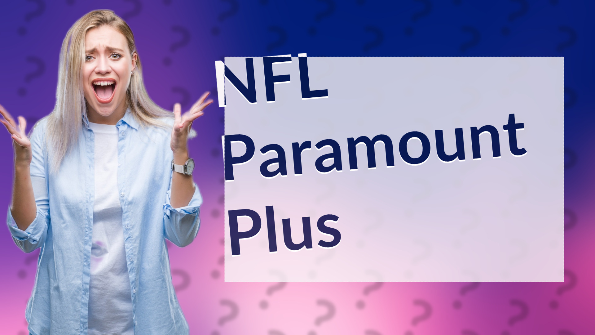 NFL Paramount Plus