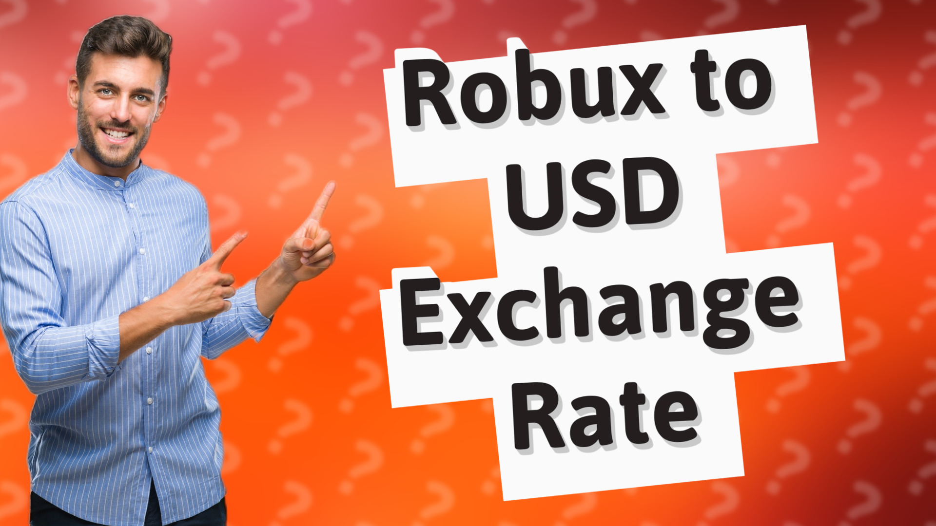 Robux to USD Exchange Rate