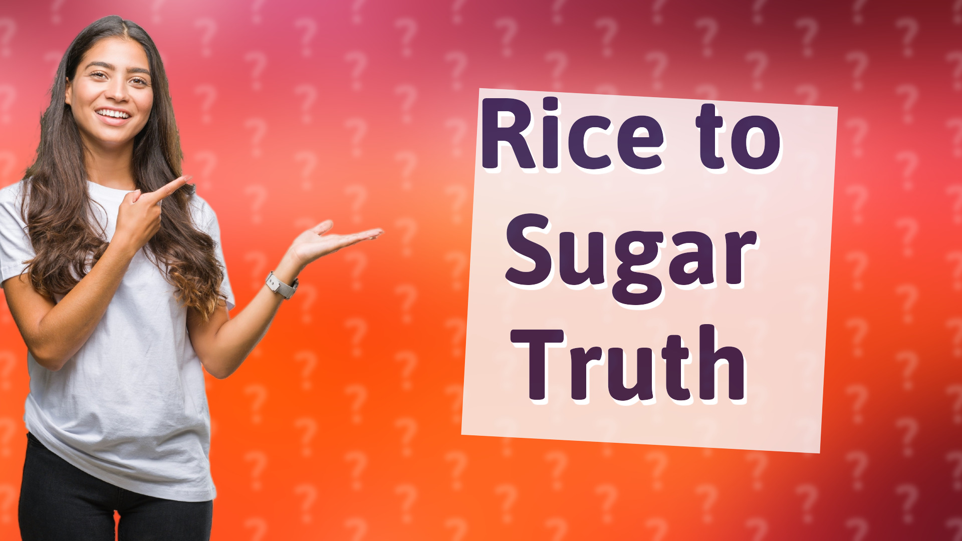 Rice to Sugar Truth