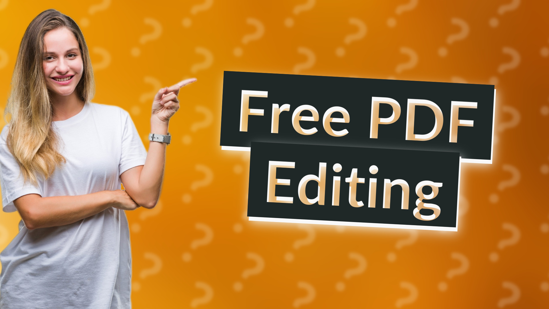 Free PDF Editing