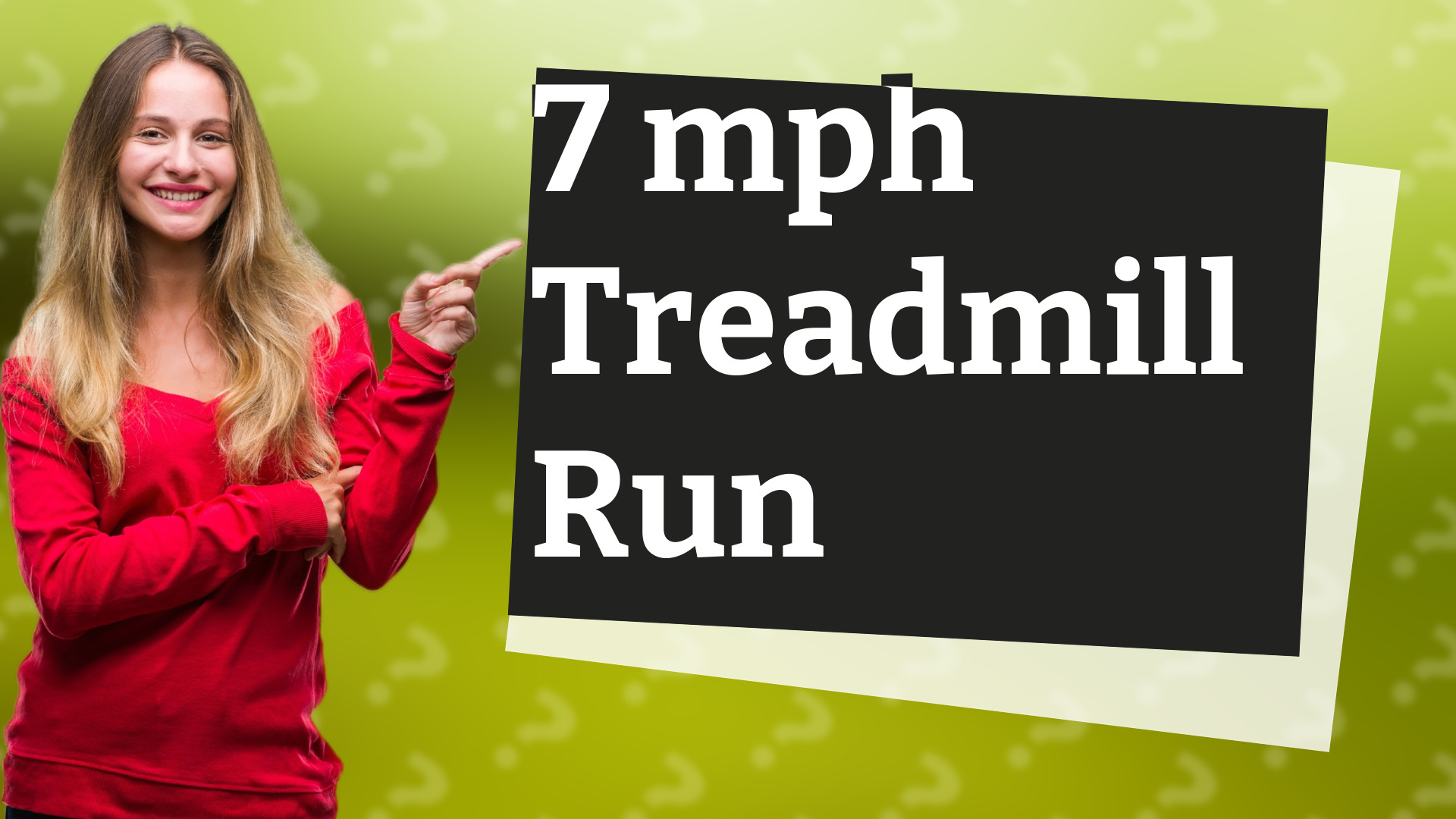 7 mph Treadmill Run