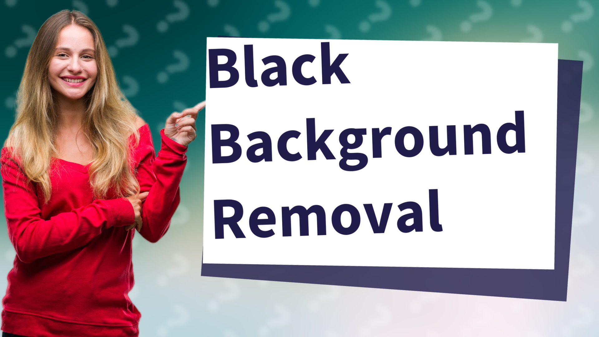 Black Background Removal