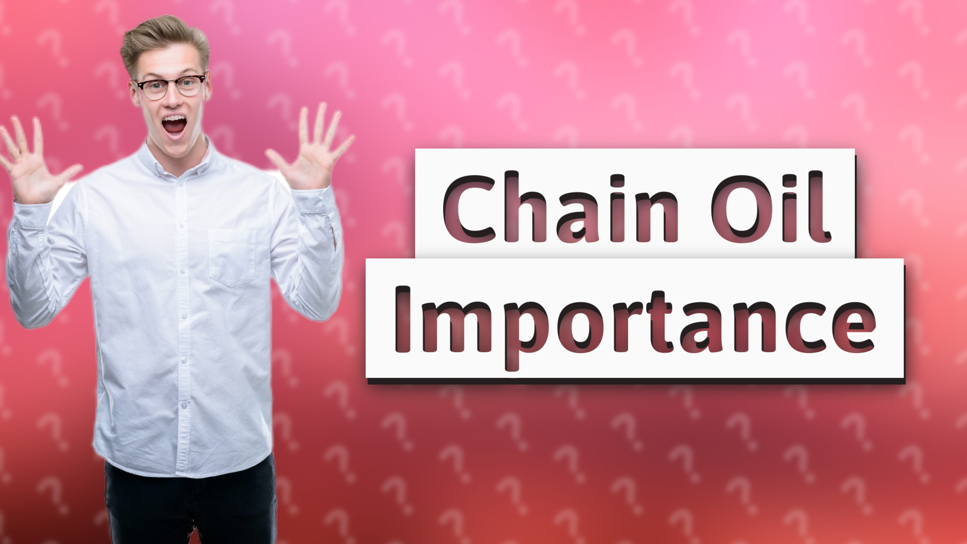 Chain Oil Importance