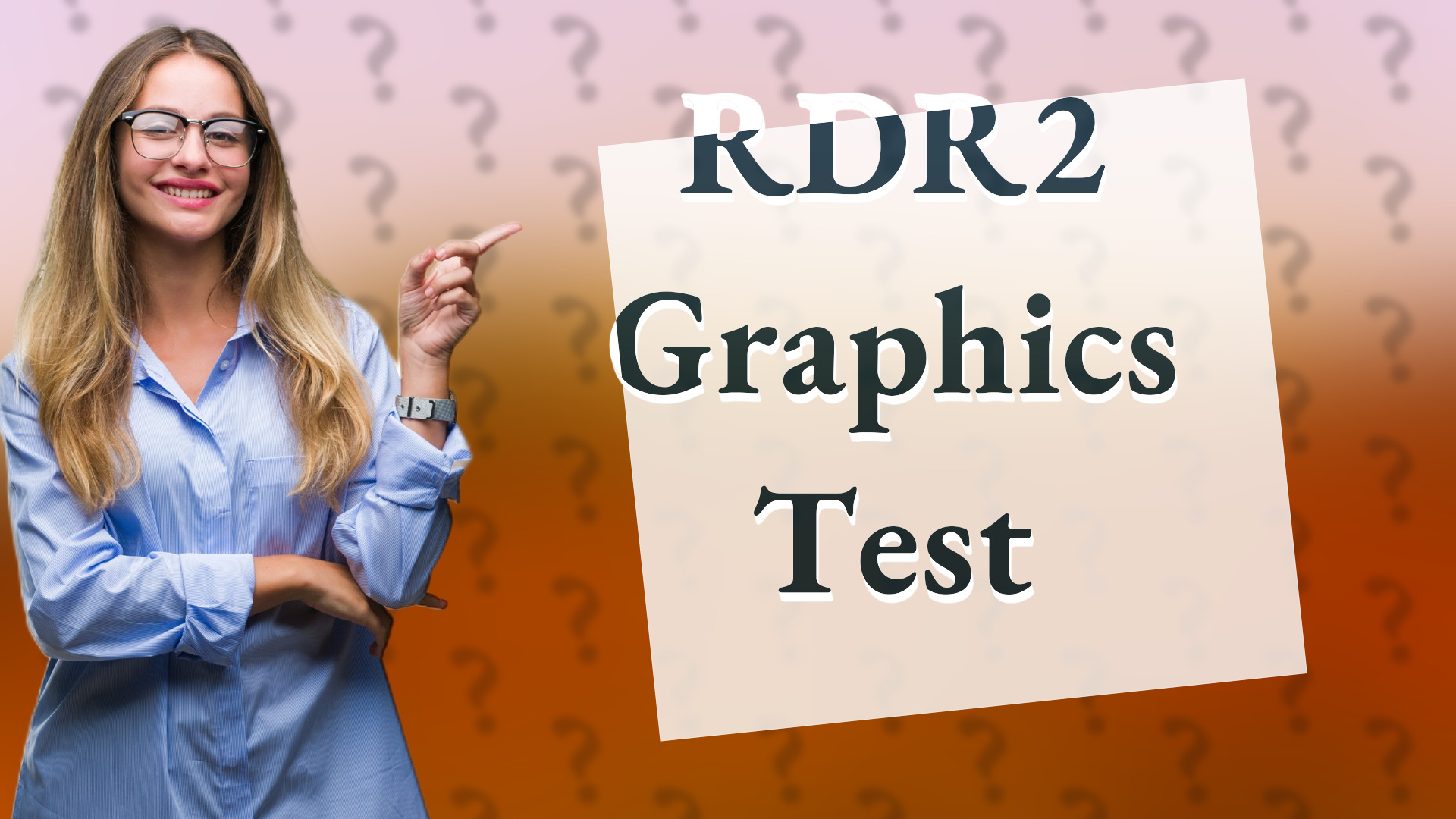 RDR2 Graphics Test