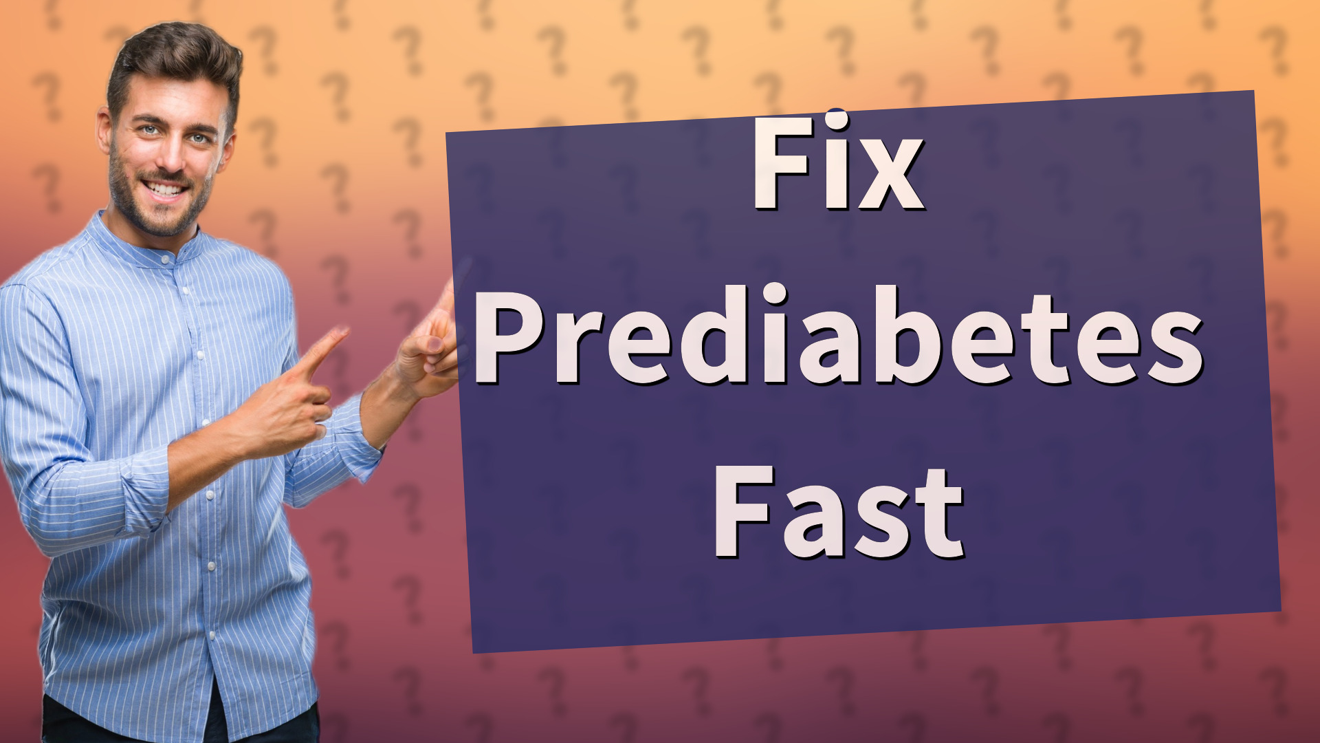 Fix Prediabetes Fast