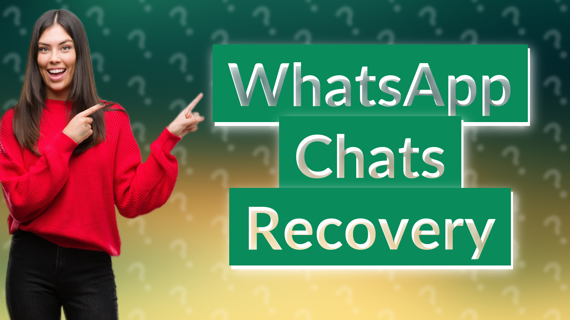 WhatsApp Chats Recovery