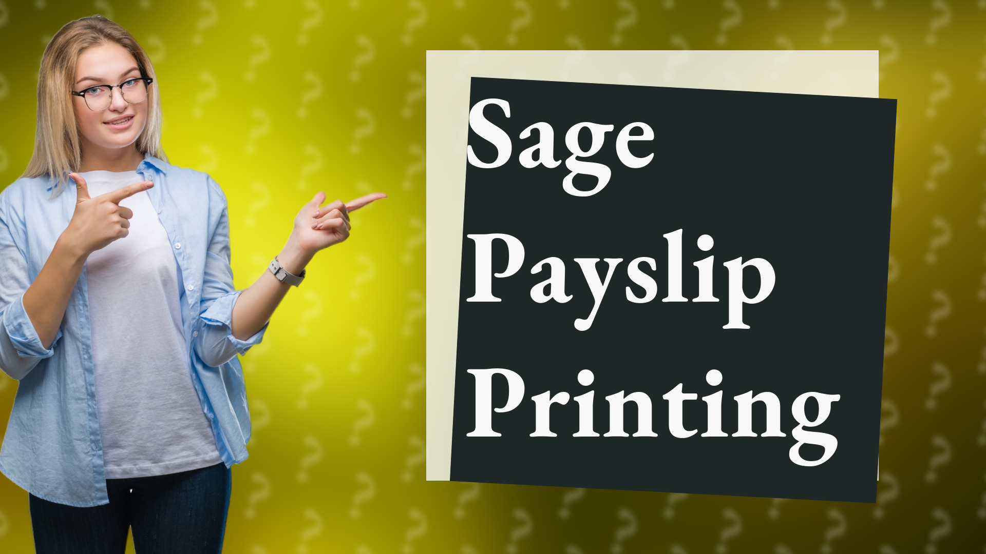 Sage Payslip Printing