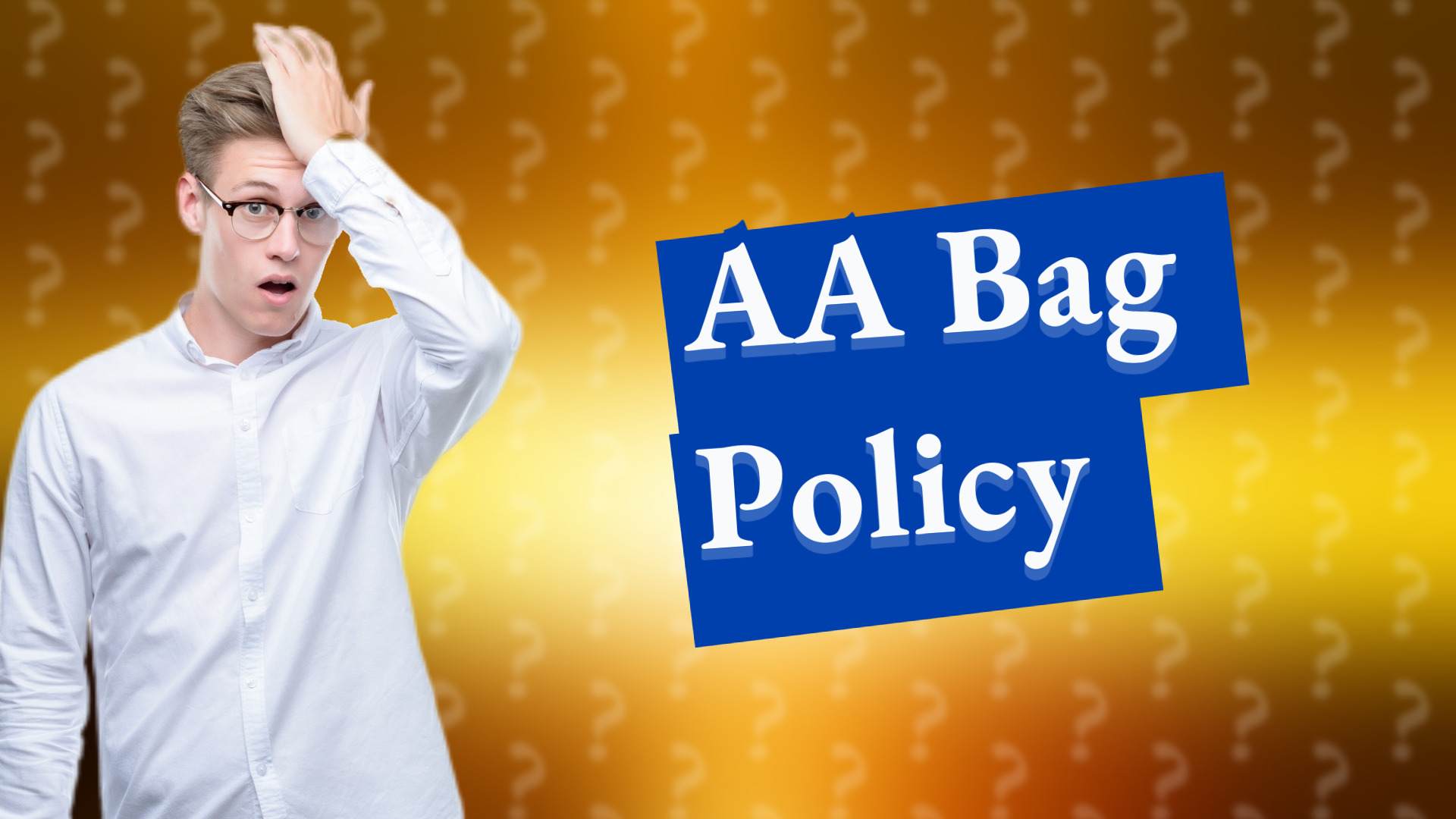AA Bag Policy