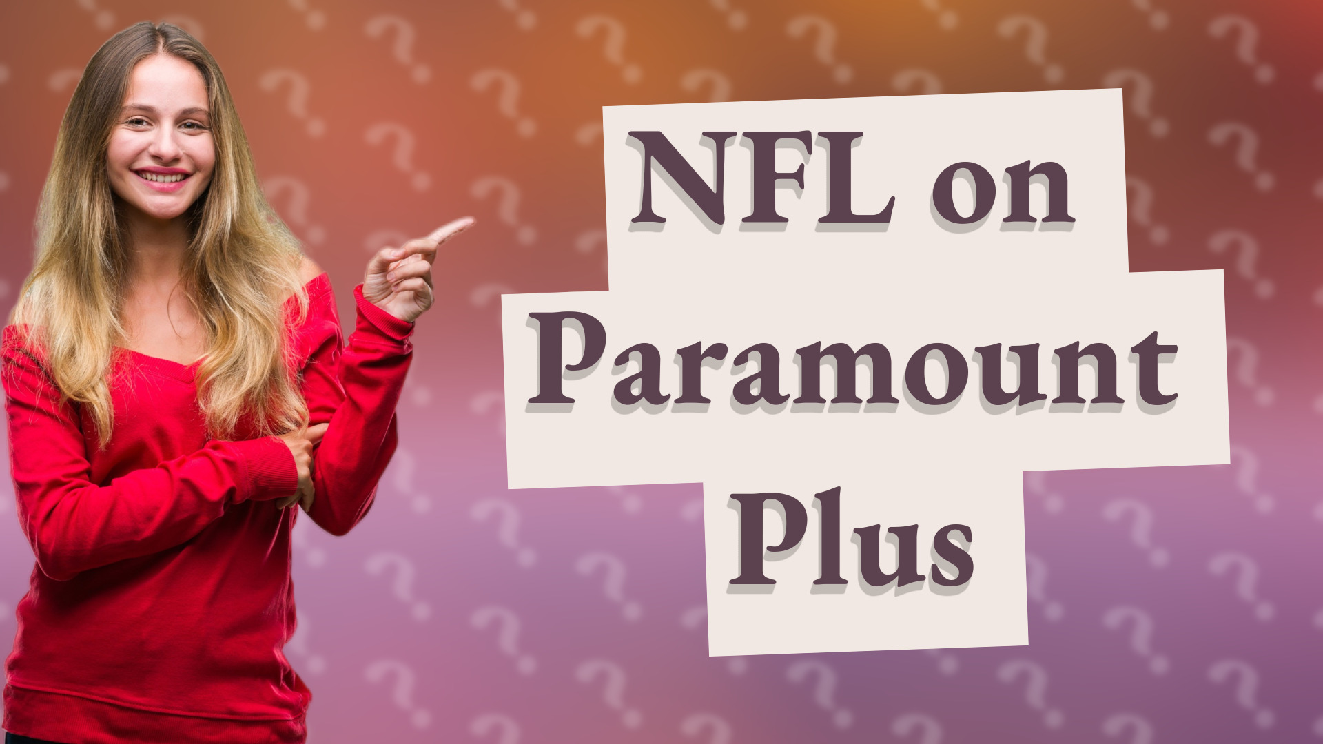 NFL on Paramount Plus