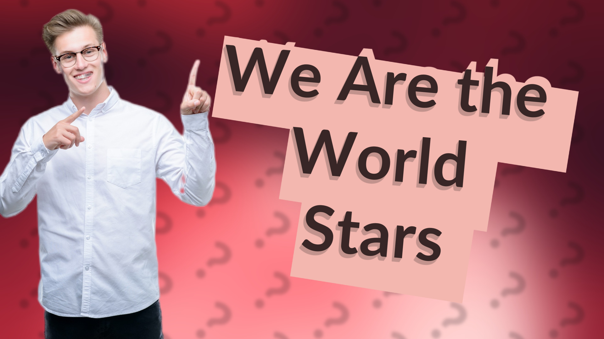 We Are the World Stars