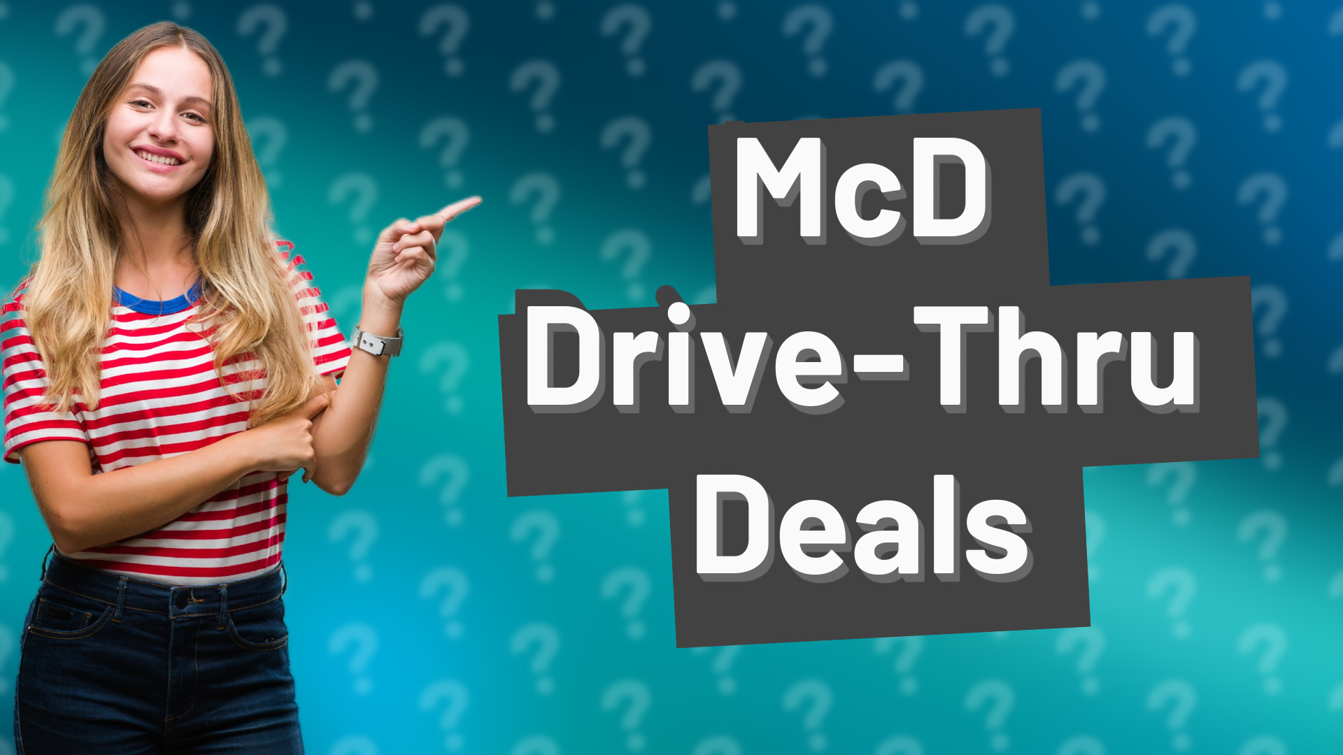 McD Drive-Thru Deals