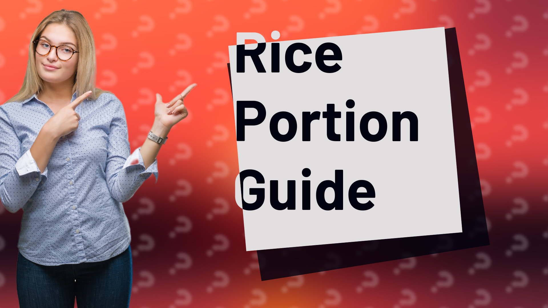 Rice Portion Guide