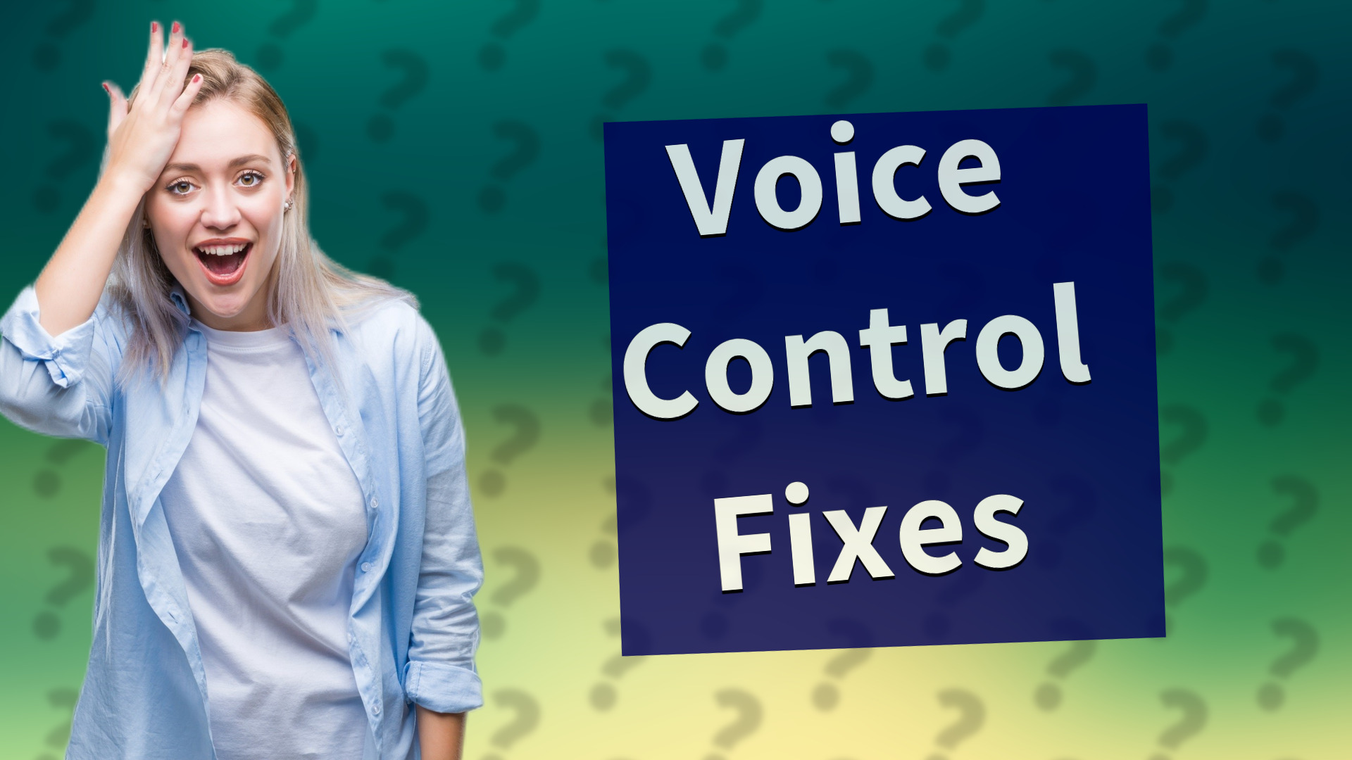 Voice Control Fixes