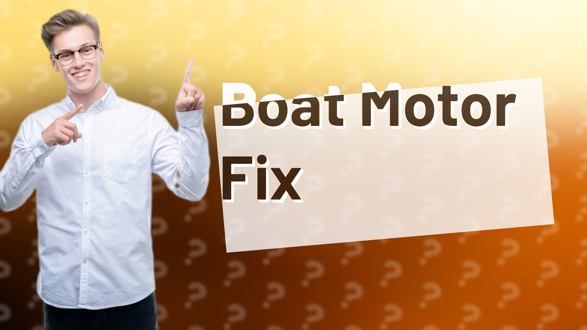 Boat Motor Fix
