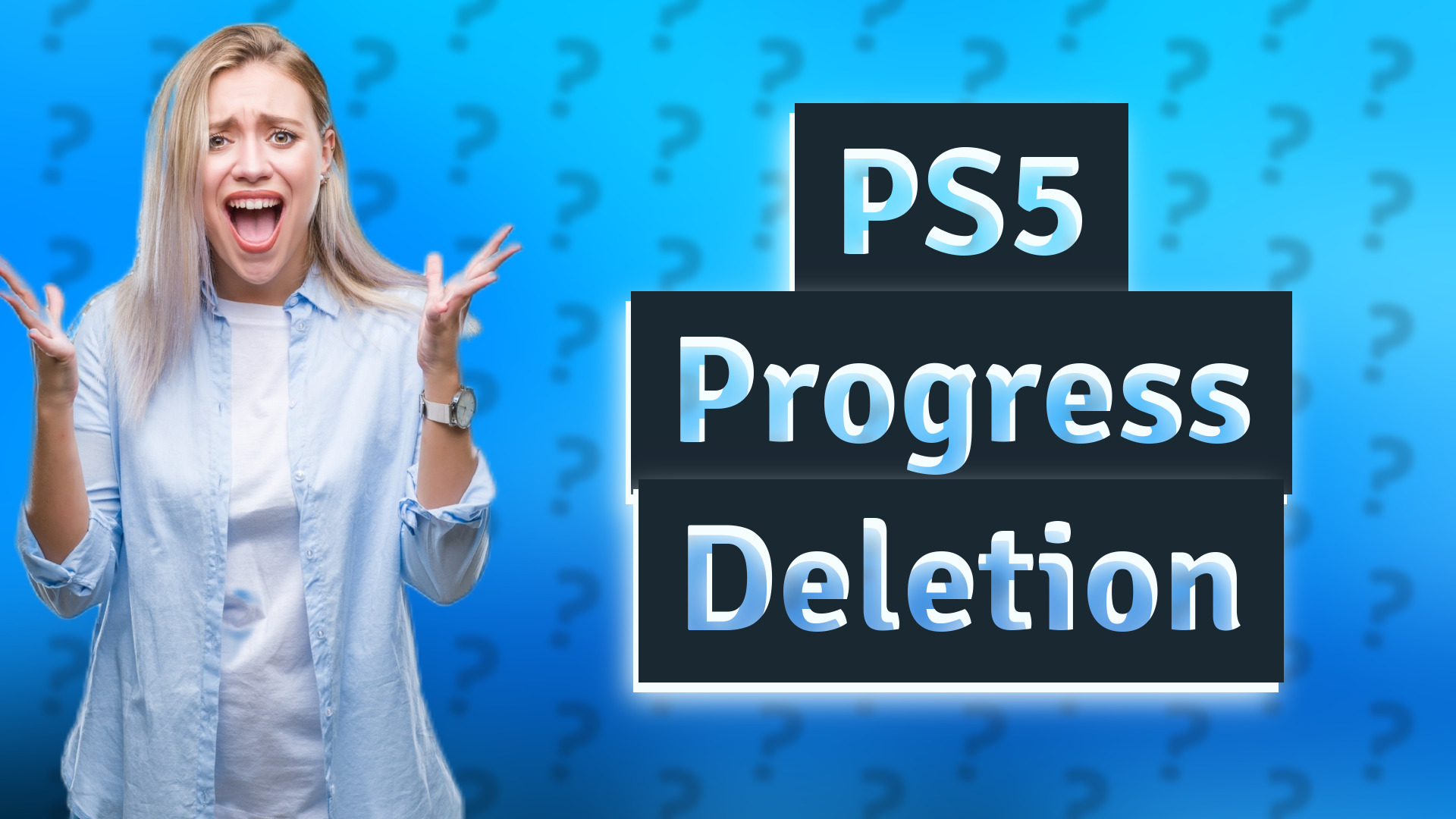PS5 Progress Deletion