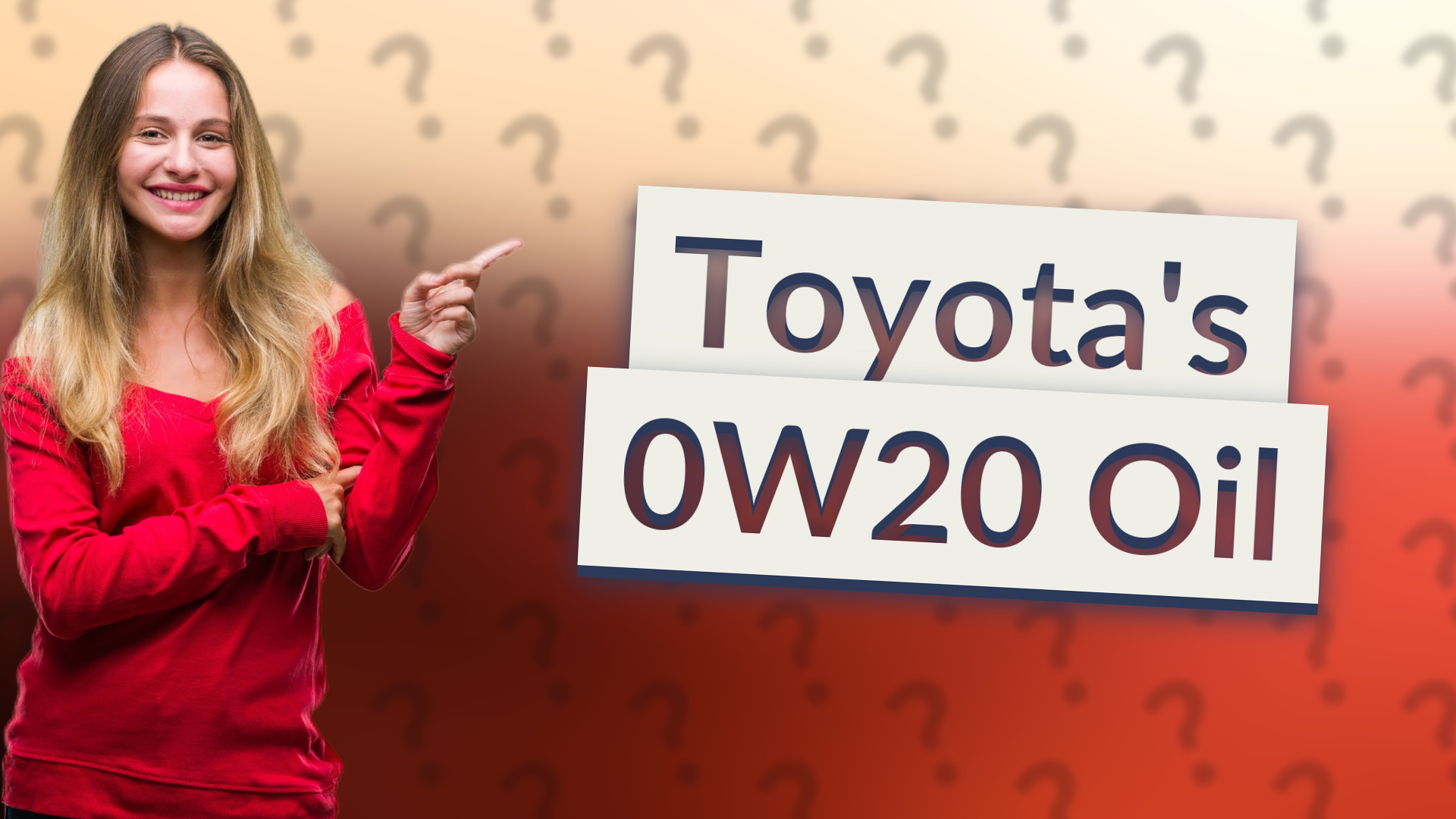 Toyota's 0W20 Oil