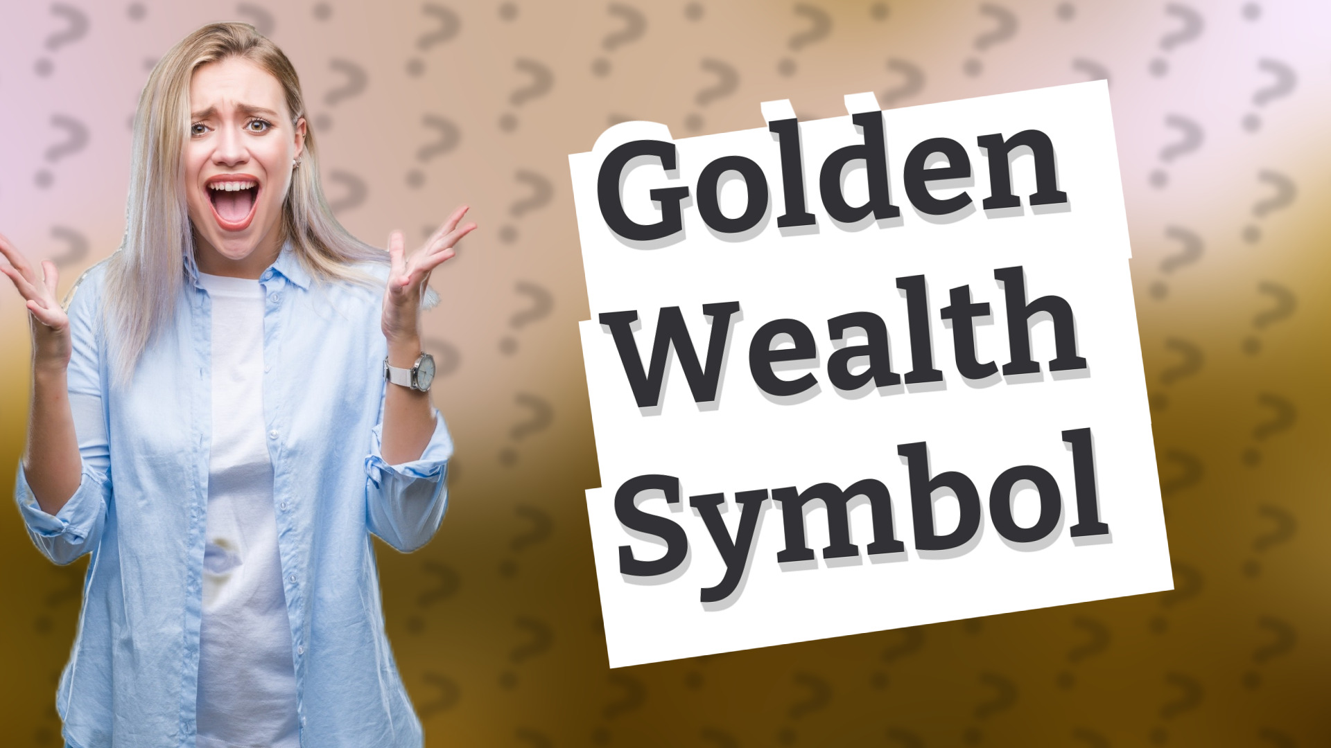 Golden Wealth Symbol
